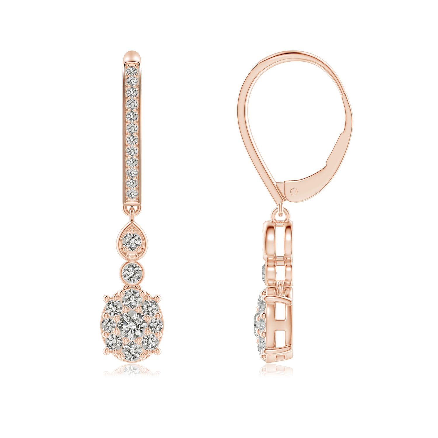 K, I3 / 0.74 CT / 14 KT Rose Gold