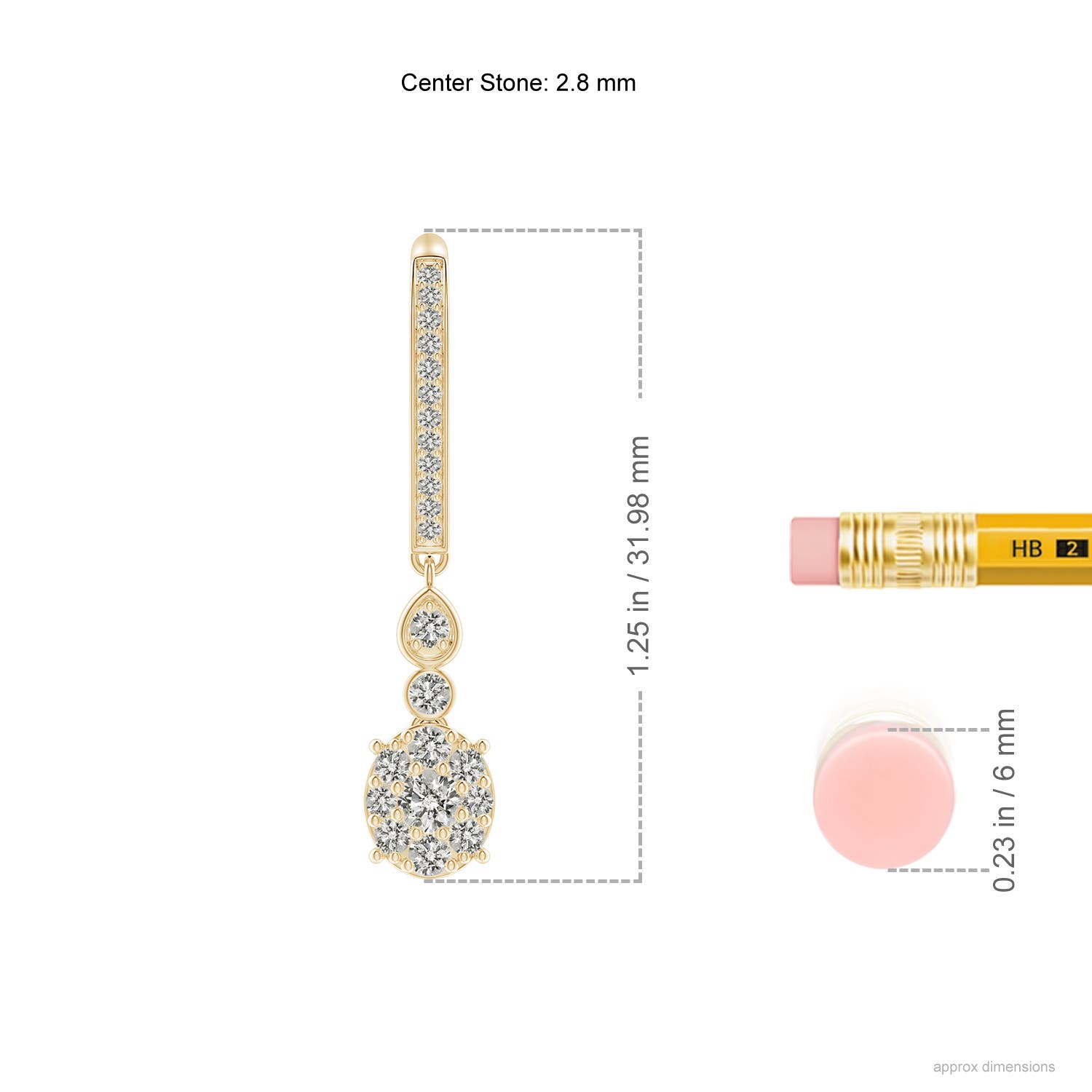 K, I3 / 0.74 CT / 14 KT Yellow Gold