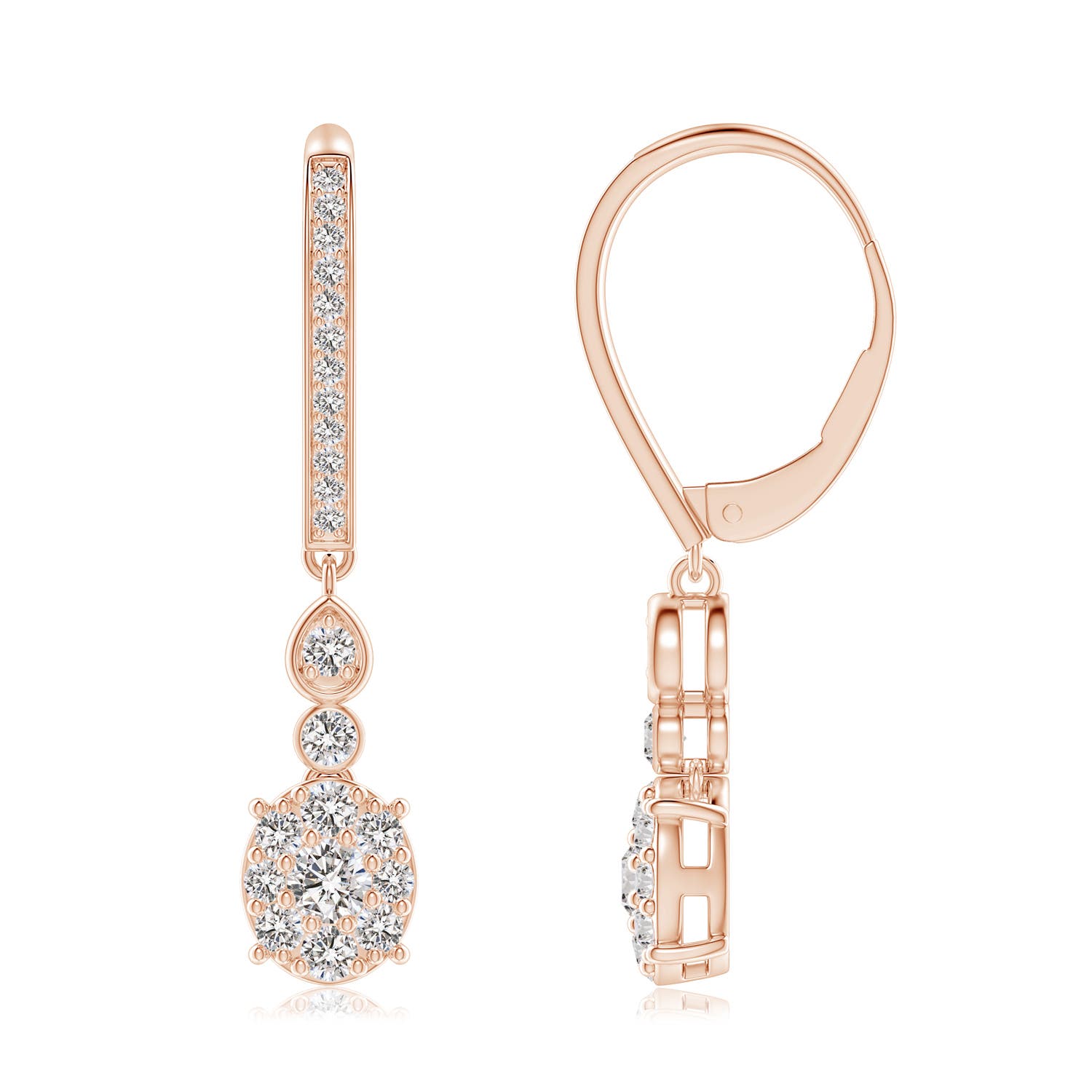 I-J, I1-I2 / 0.98 CT / 14 KT Rose Gold