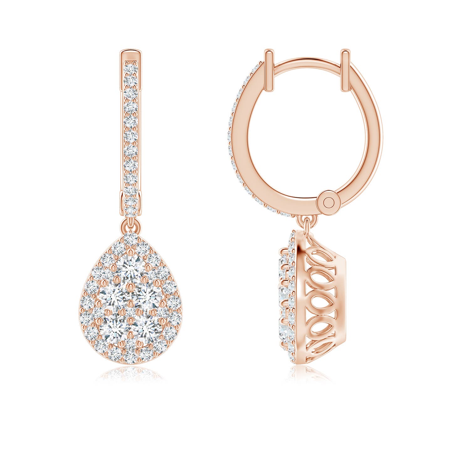 G, VS2 / 0.99 CT / 14 KT Rose Gold