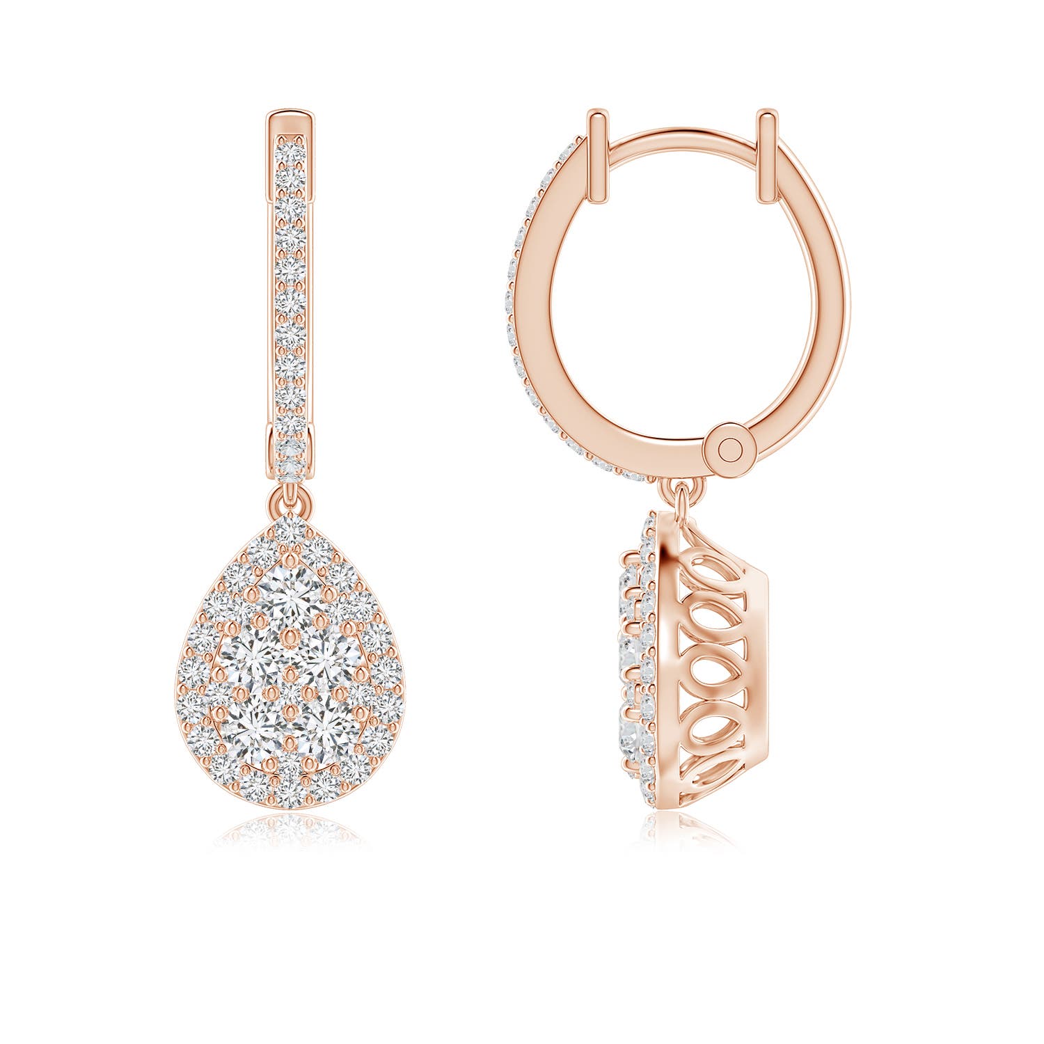 H, SI2 / 0.99 CT / 14 KT Rose Gold