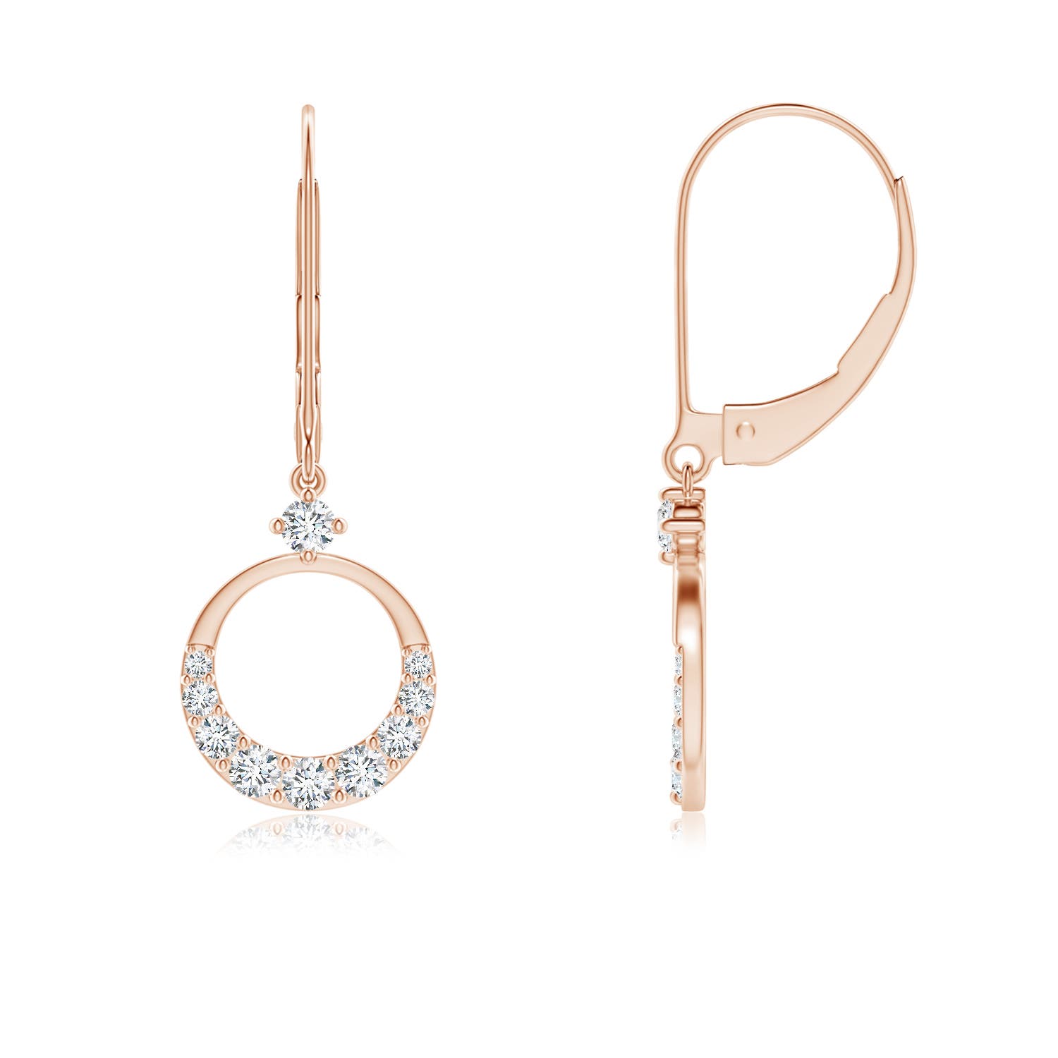 G, VS2 / 0.26 CT / 14 KT Rose Gold