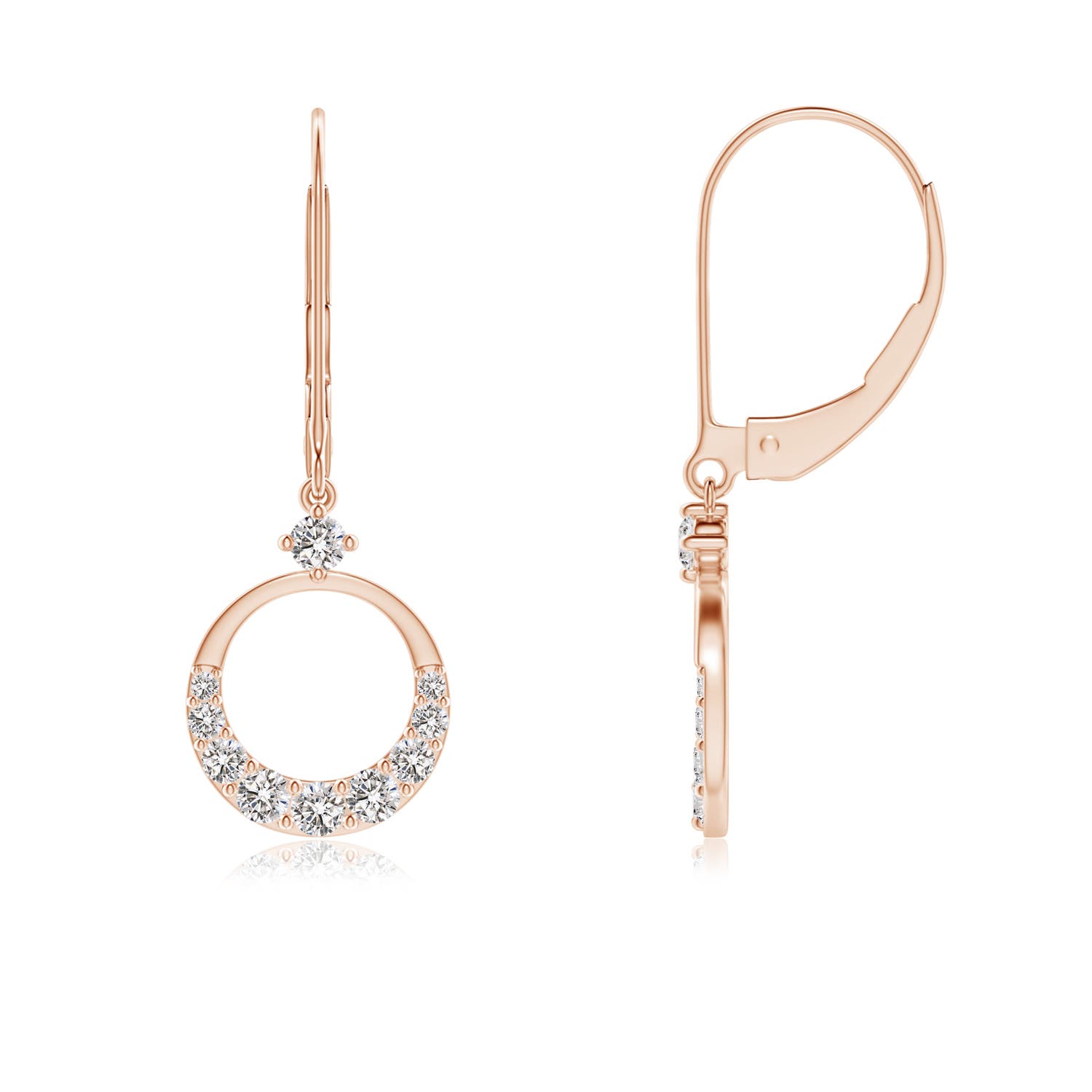 I-J, I1-I2 / 0.26 CT / 14 KT Rose Gold