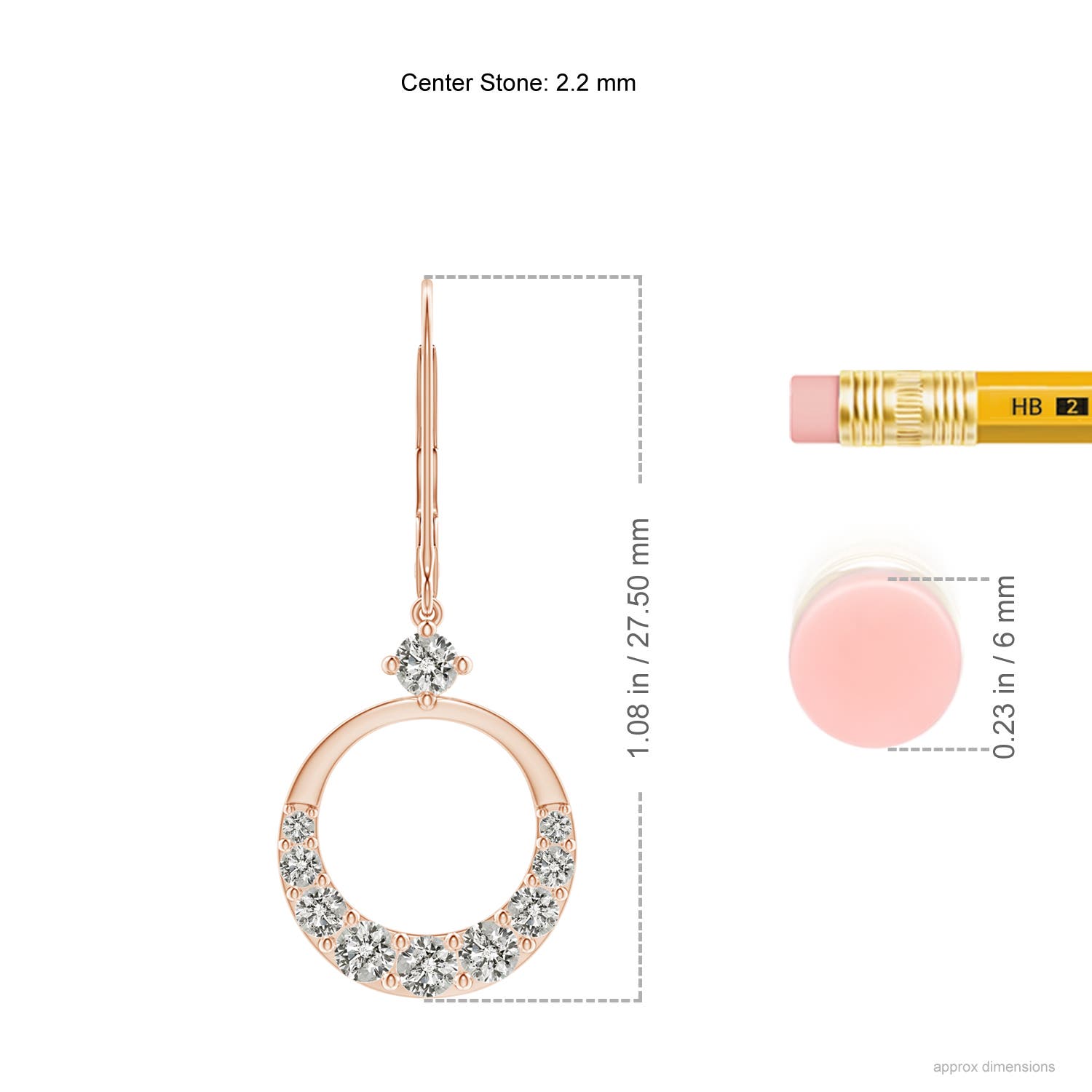 K, I3 / 0.49 CT / 14 KT Rose Gold