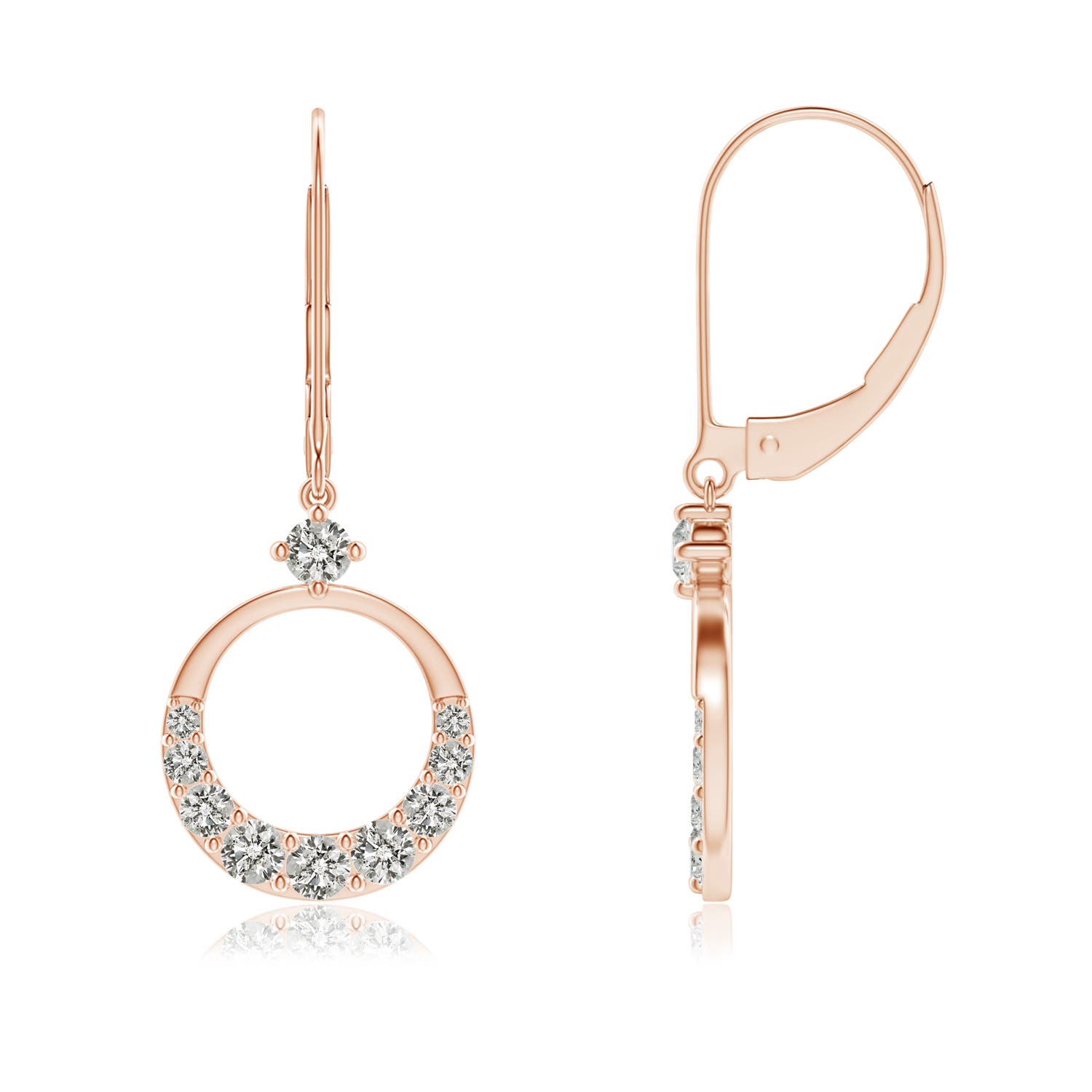 K, I3 / 0.38 CT / 14 KT Rose Gold