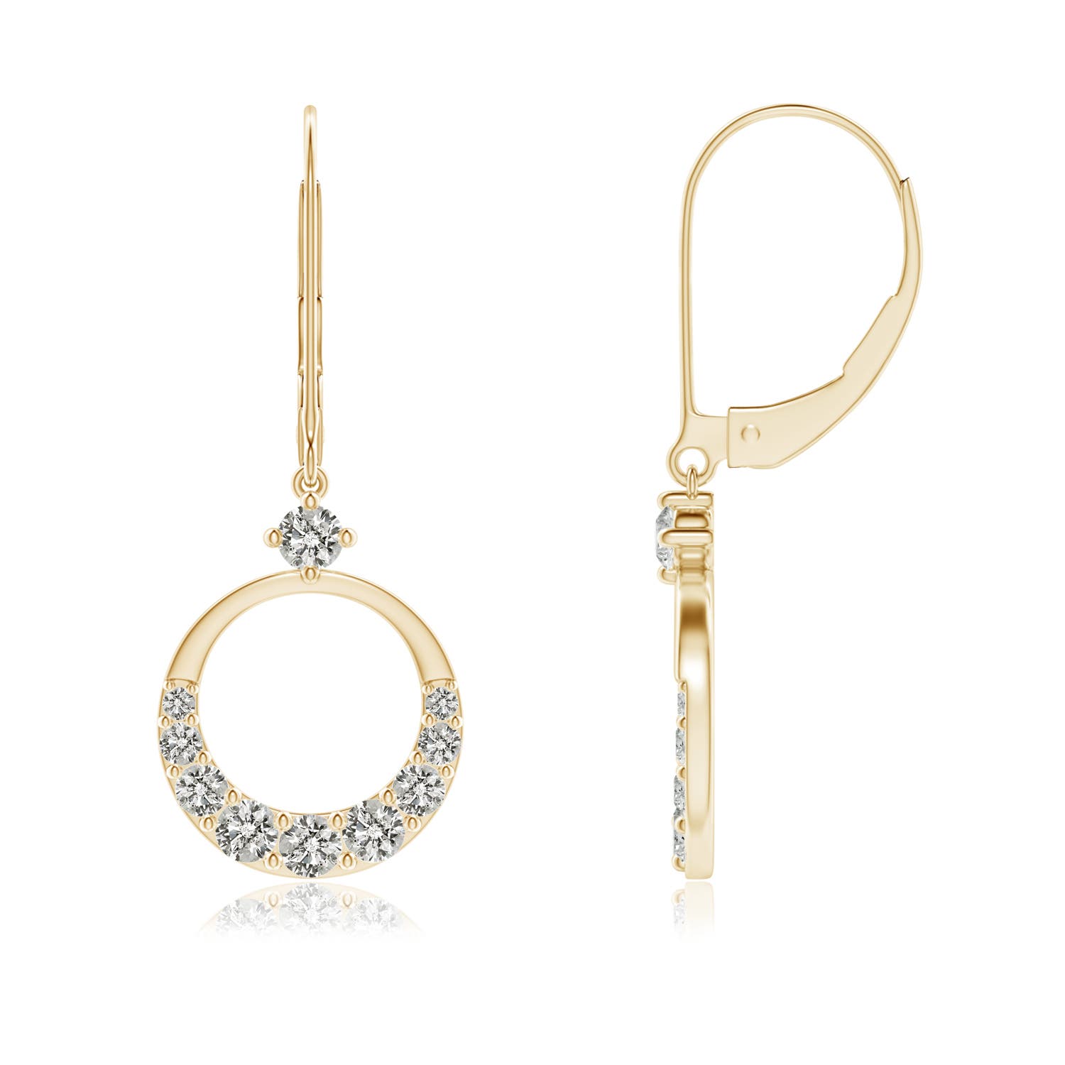 K, I3 / 0.38 CT / 14 KT Yellow Gold