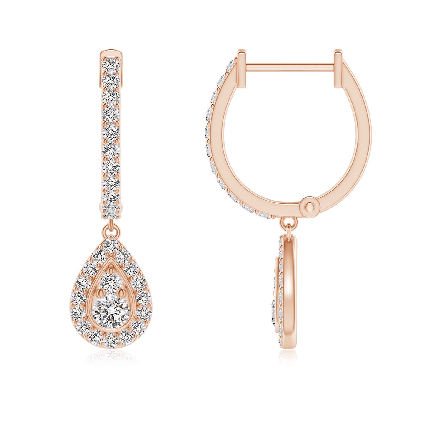 I-J, I1-I2 / 0.34 CT / 14 KT Rose Gold