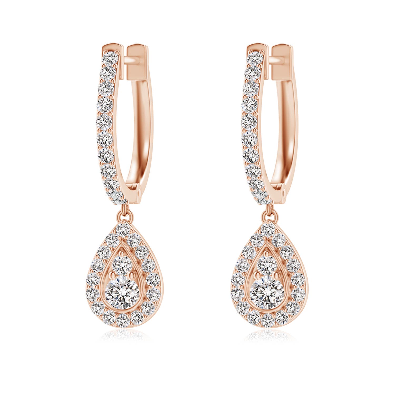 I-J, I1-I2 / 0.49 CT / 14 KT Rose Gold