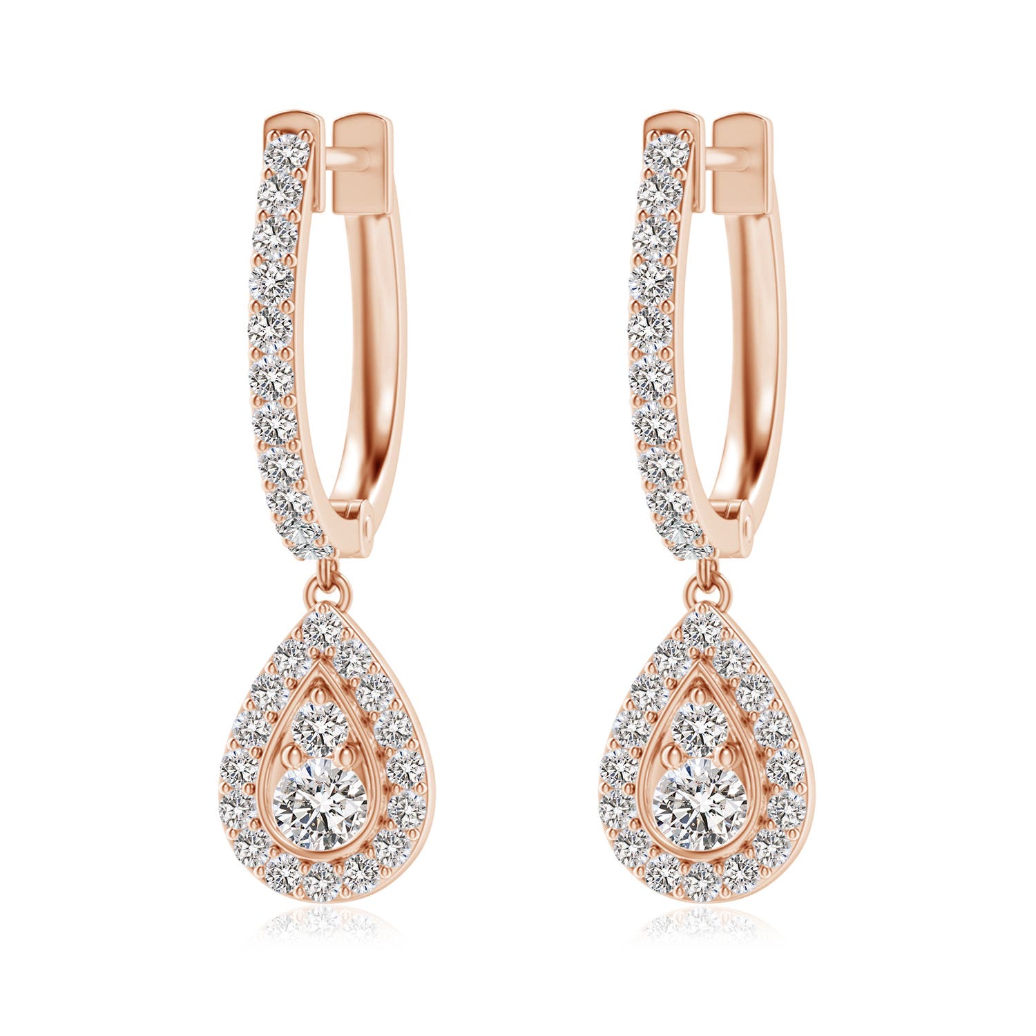 I-J, I1-I2 / 0.61 CT / 14 KT Rose Gold