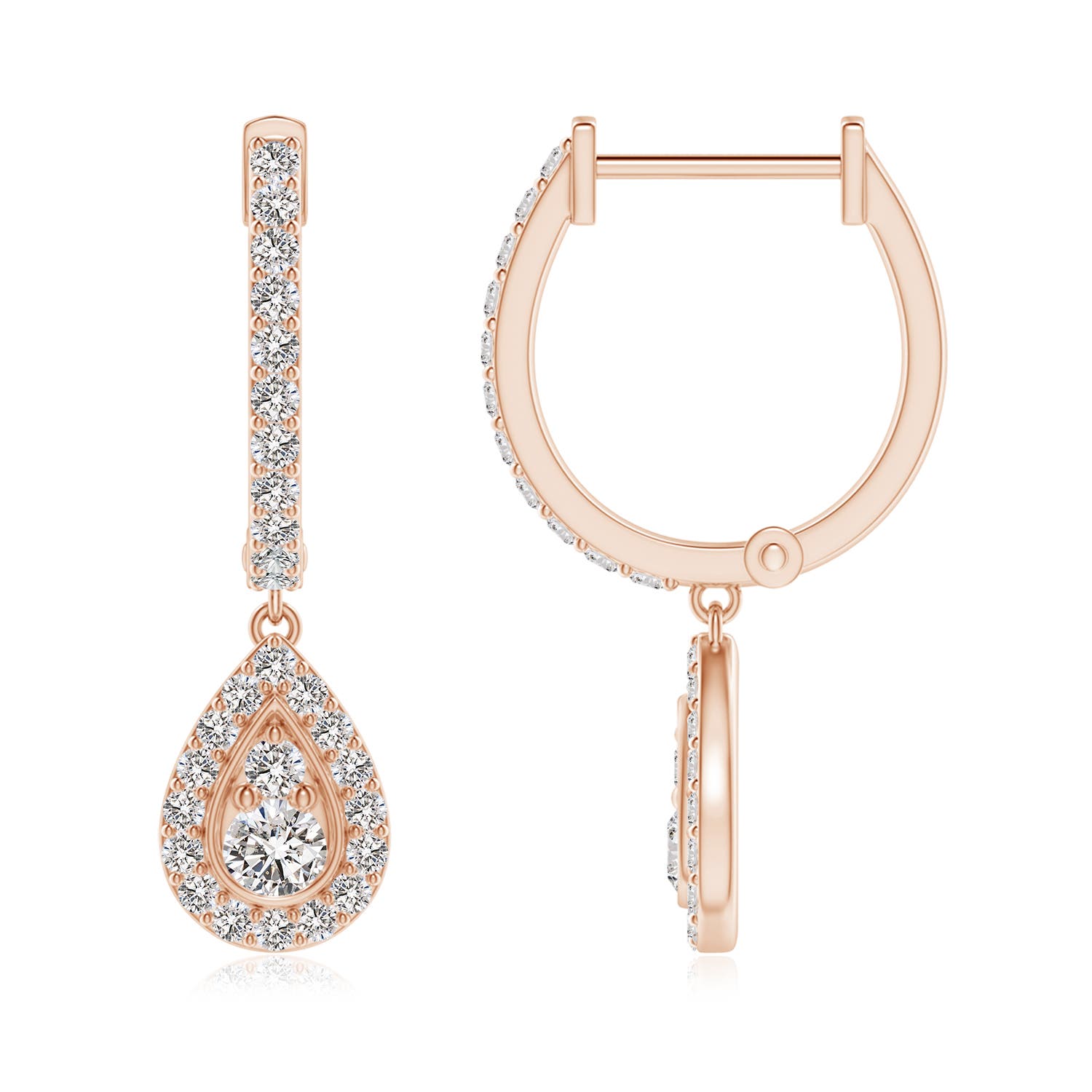 I-J, I1-I2 / 0.61 CT / 14 KT Rose Gold