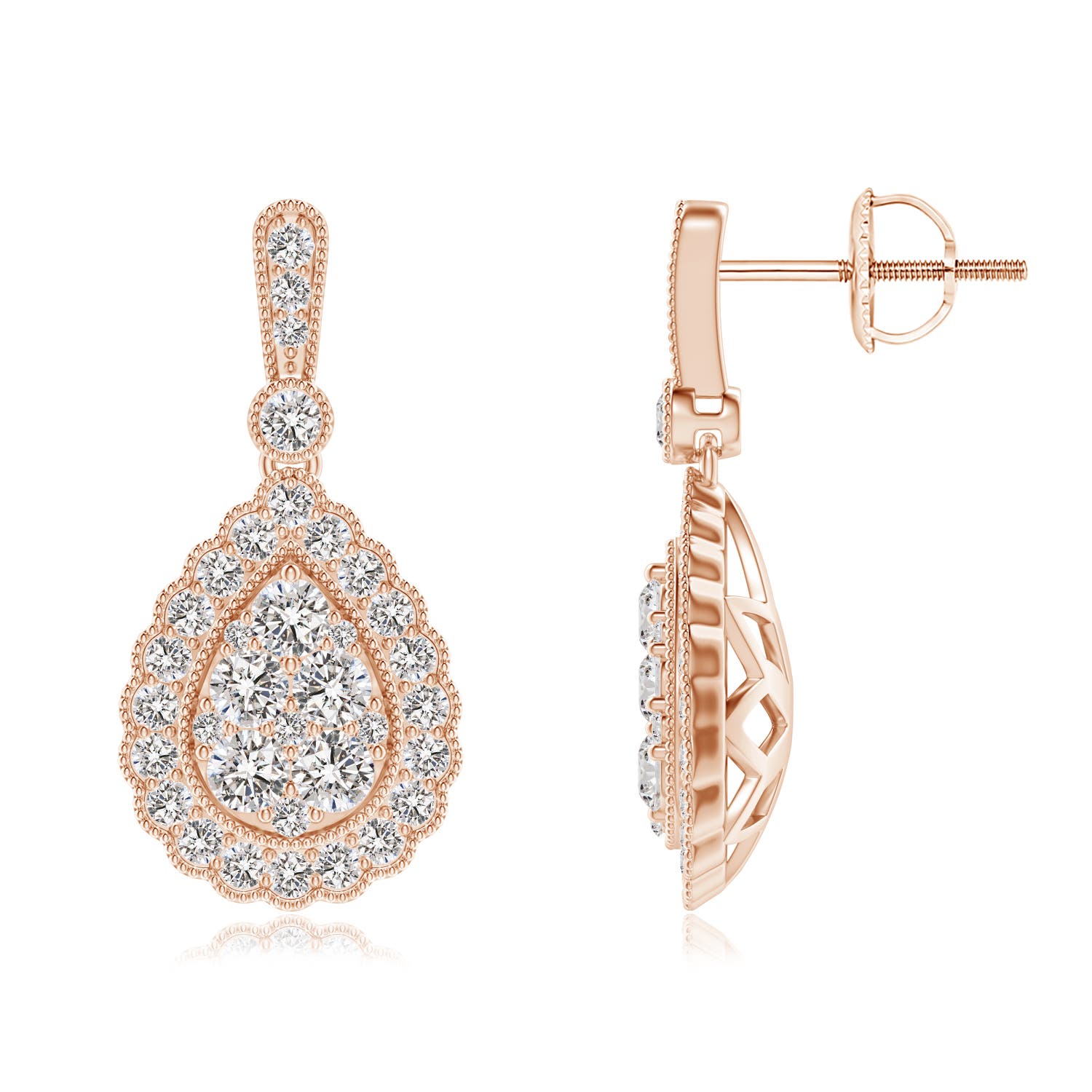 I-J, I1-I2 / 1.24 CT / 14 KT Rose Gold