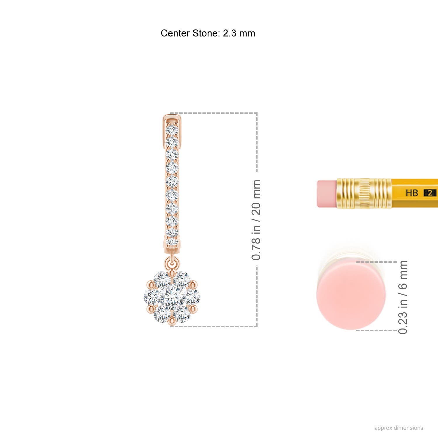 G, VS2 / 0.39 CT / 14 KT Rose Gold