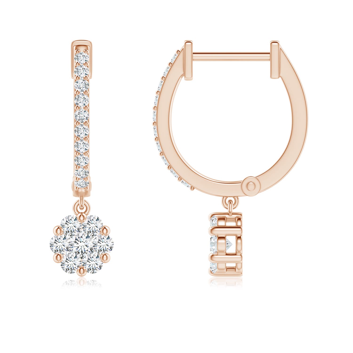 G, VS2 / 0.49 CT / 14 KT Rose Gold