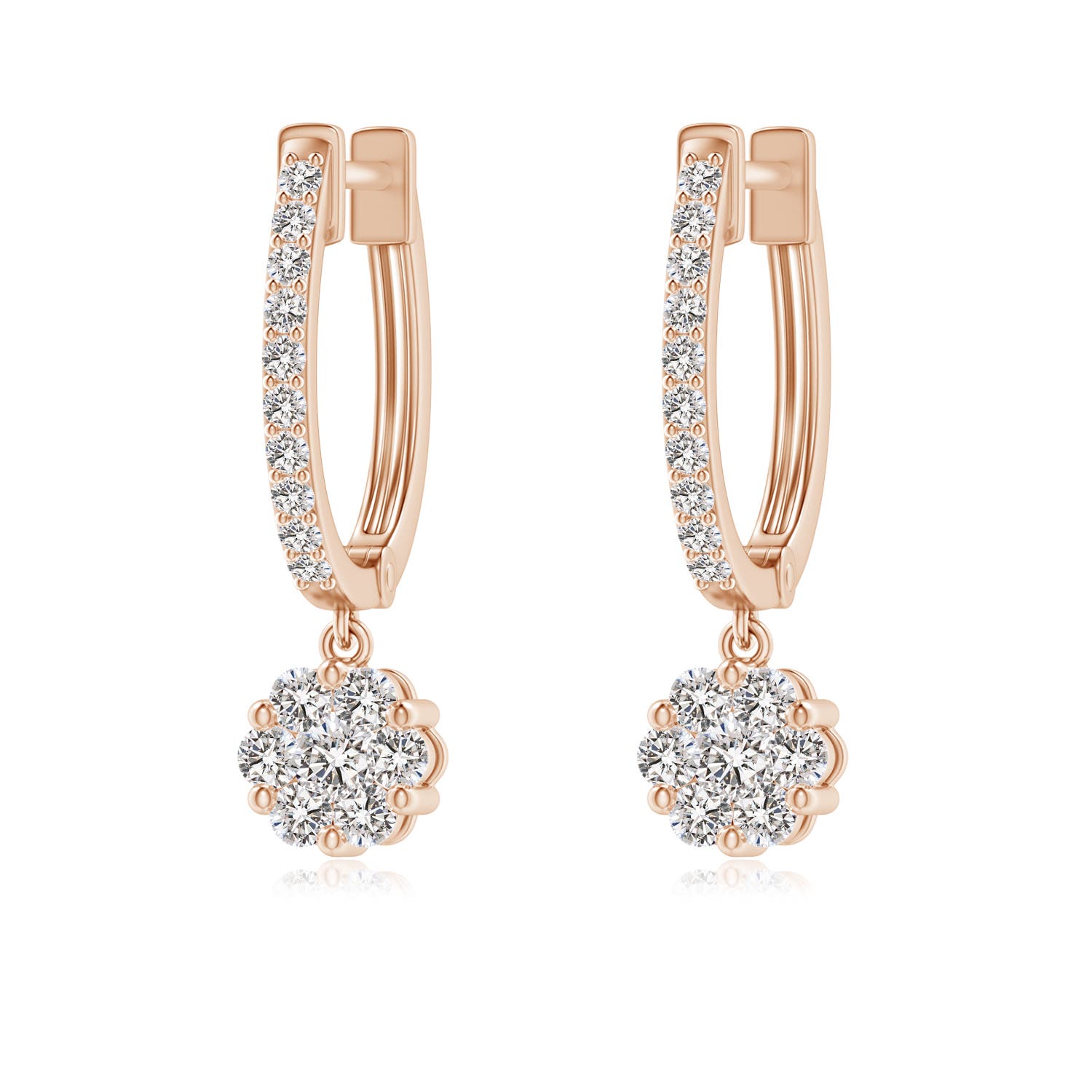 I-J, I1-I2 / 0.49 CT / 14 KT Rose Gold