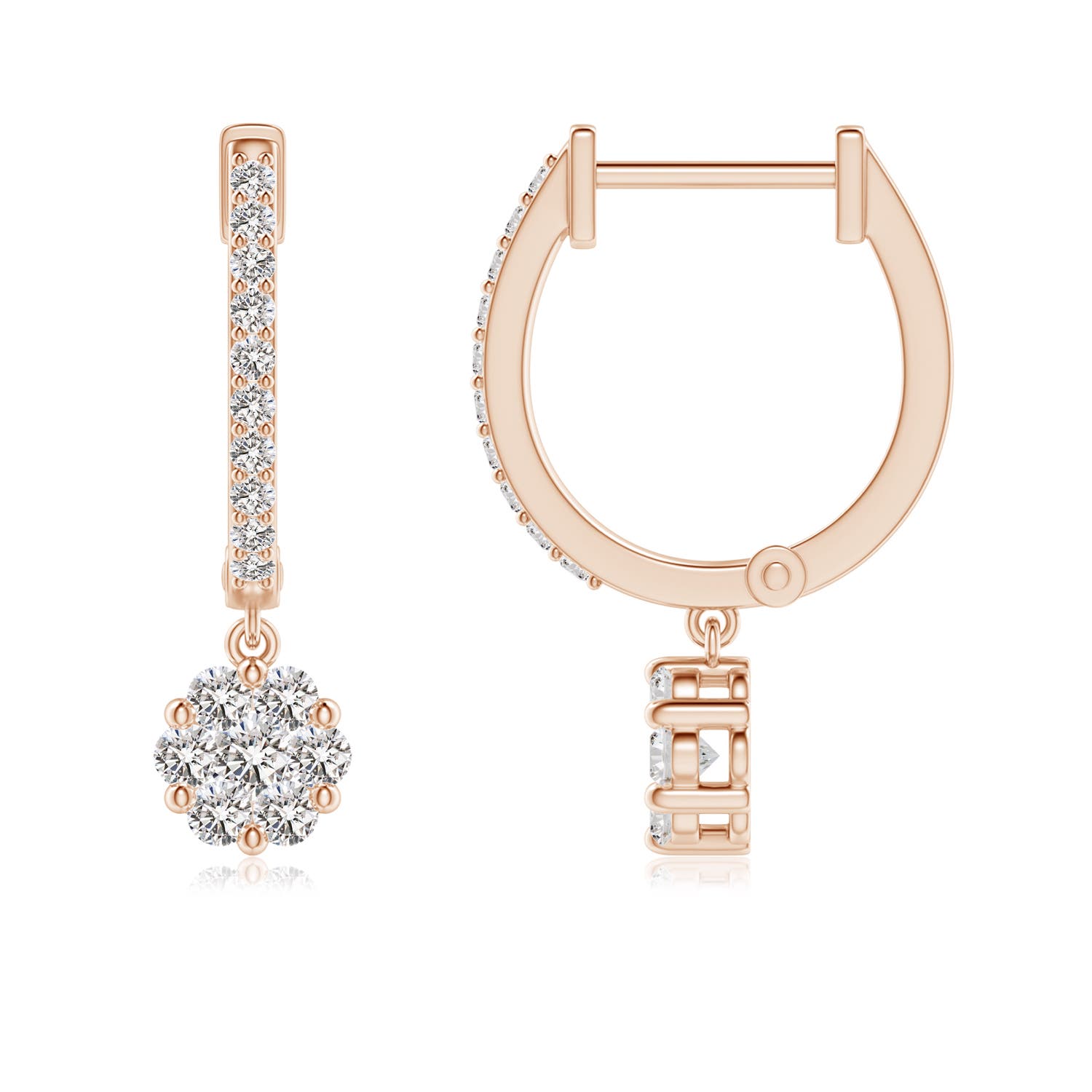 I-J, I1-I2 / 0.49 CT / 14 KT Rose Gold