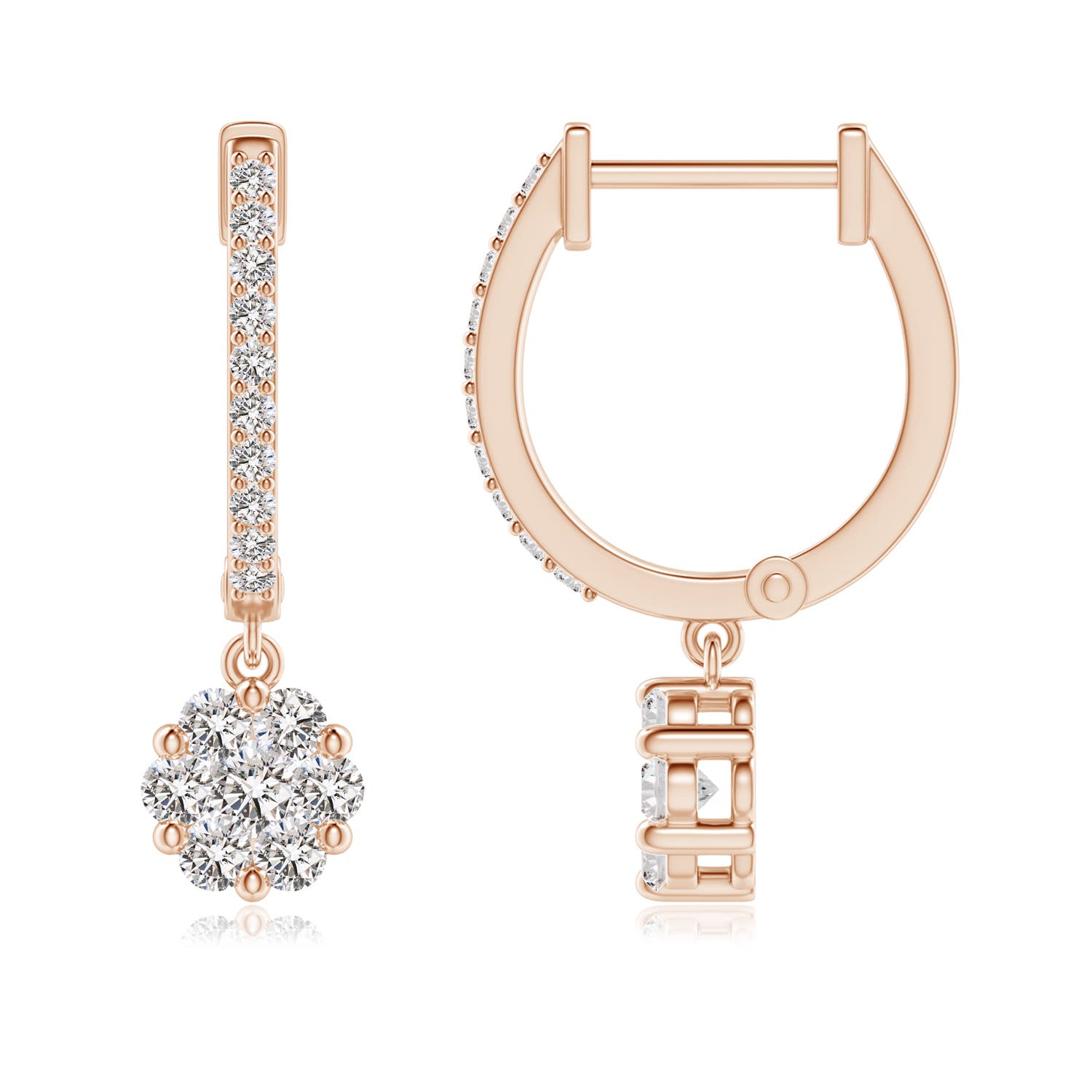 I-J, I1-I2 / 0.74 CT / 14 KT Rose Gold