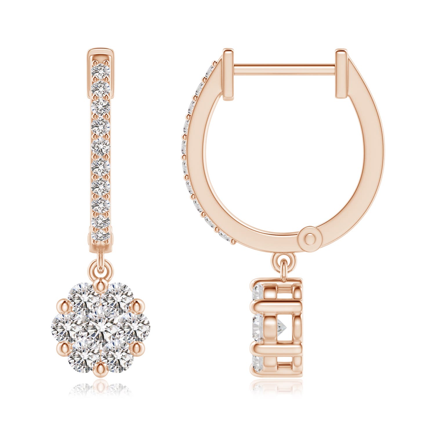 I-J, I1-I2 / 1 CT / 14 KT Rose Gold