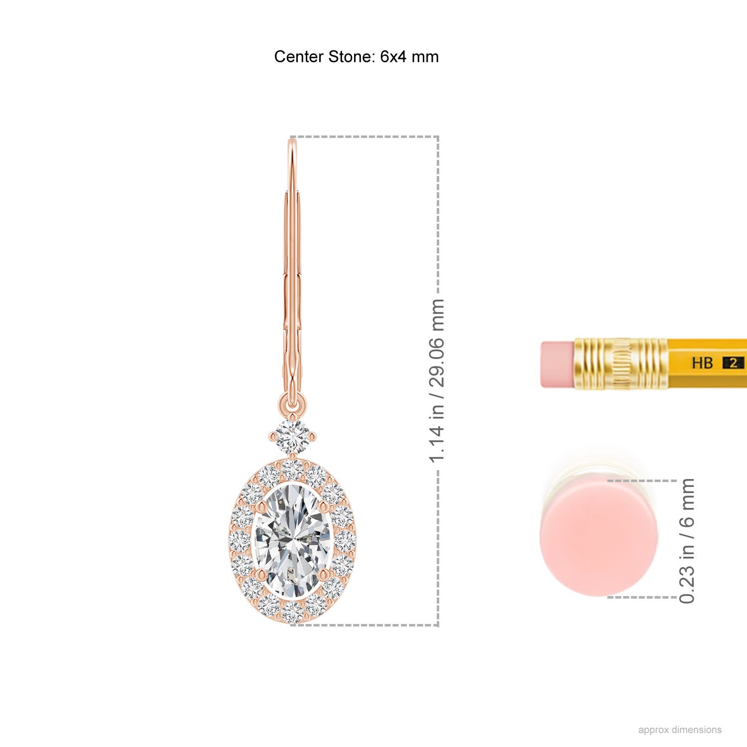 H, SI2 / 1.17 CT / 14 KT Rose Gold