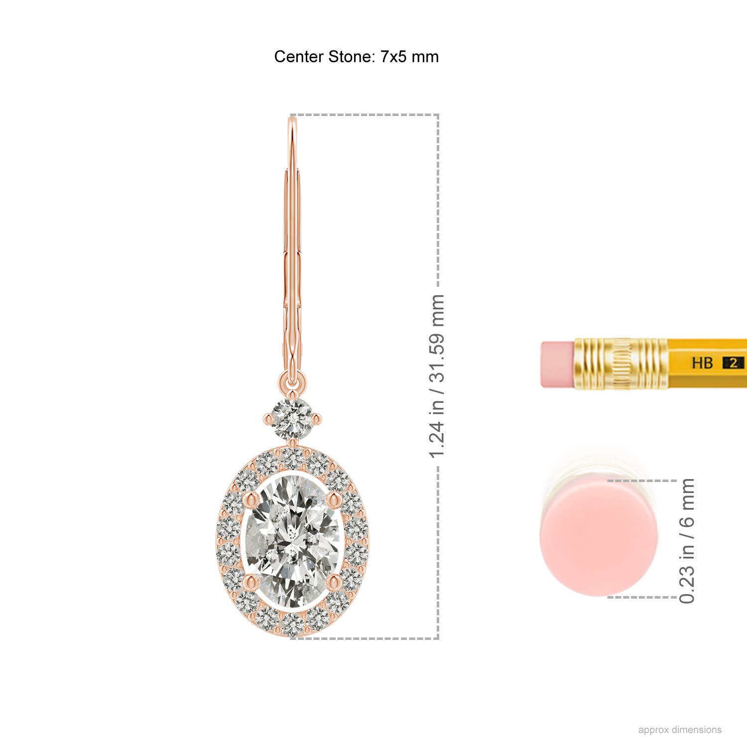 K, I3 / 1.98 CT / 14 KT Rose Gold