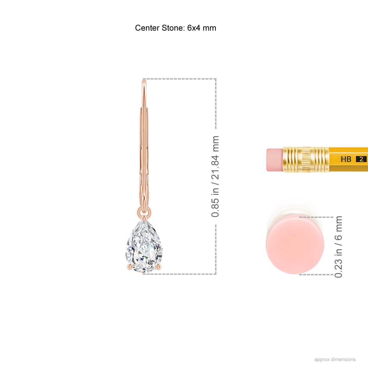 G, VS2 / 0.8 CT / 14 KT Rose Gold