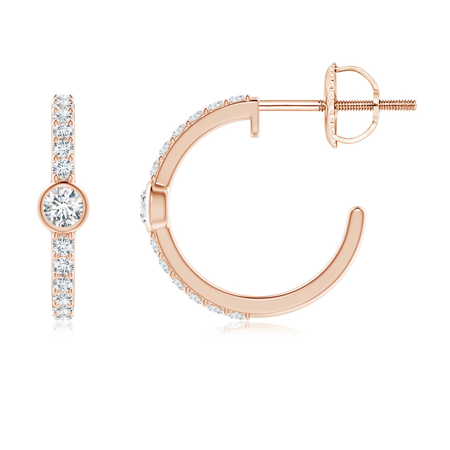 G, VS2 / 0.35 CT / 14 KT Rose Gold