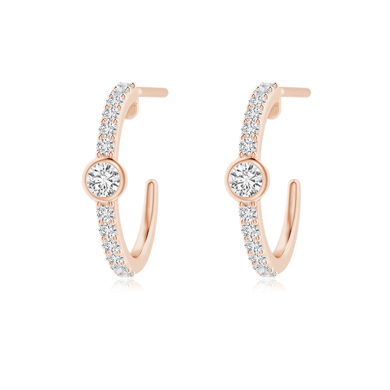 H, SI2 / 0.35 CT / 14 KT Rose Gold