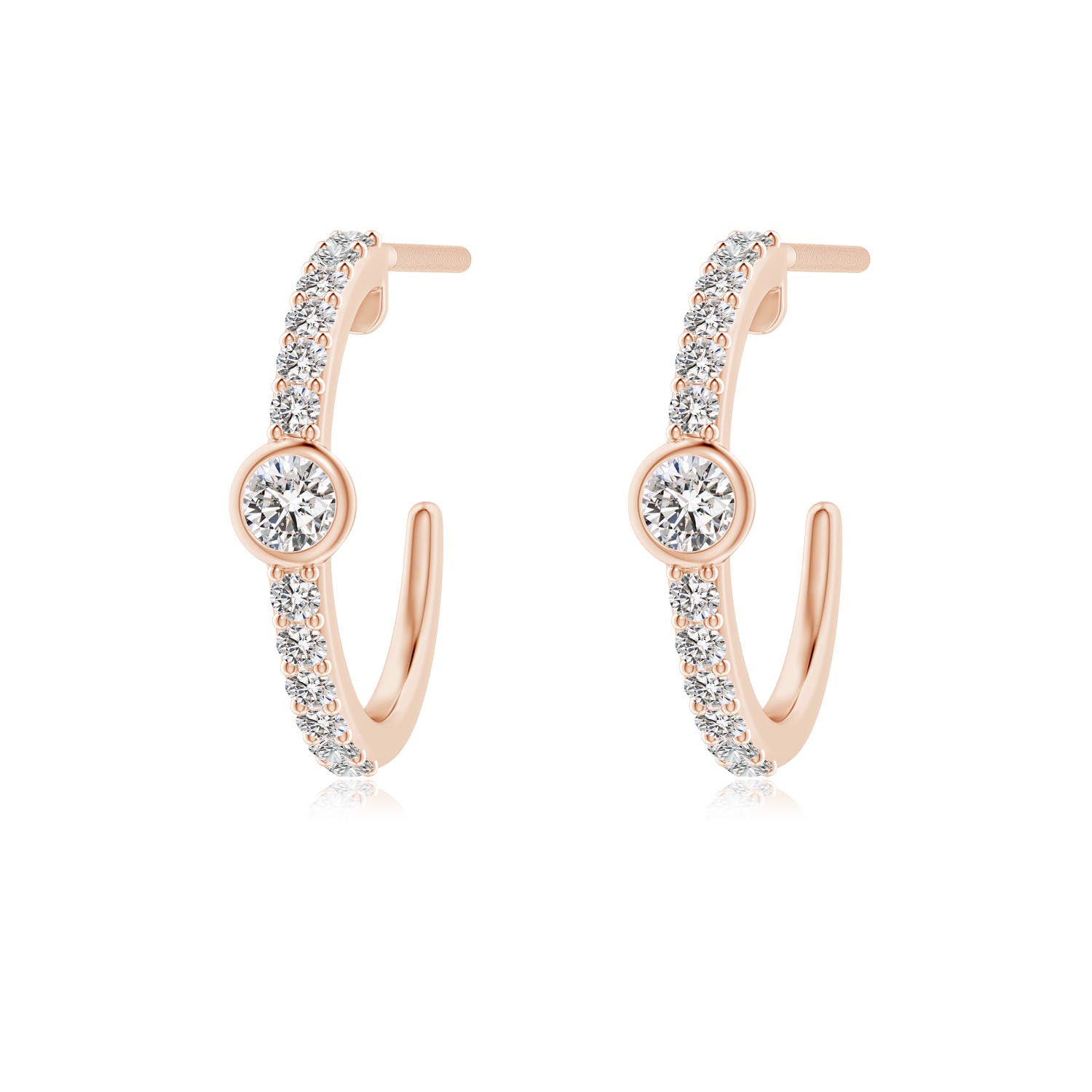 I-J, I1-I2 / 0.35 CT / 14 KT Rose Gold