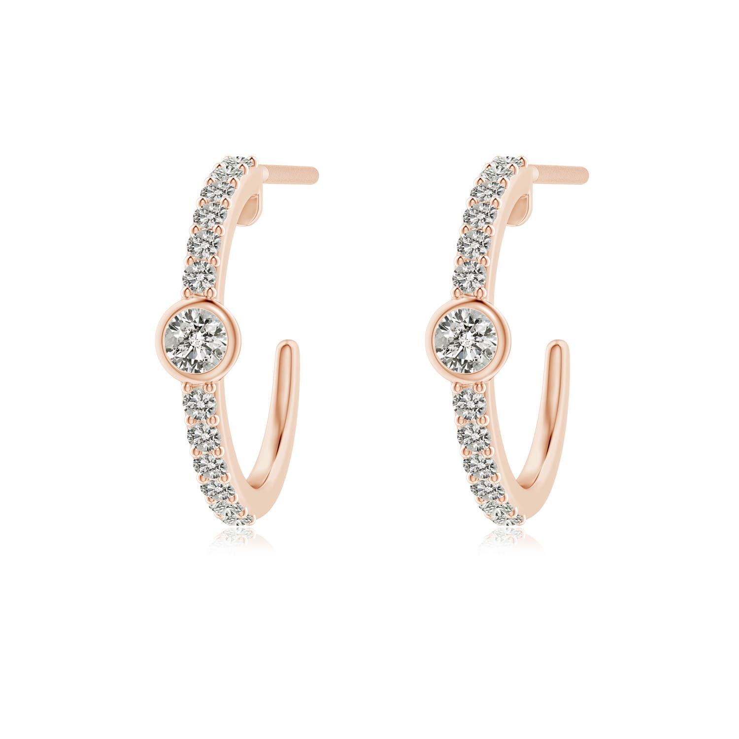 K, I3 / 0.35 CT / 14 KT Rose Gold