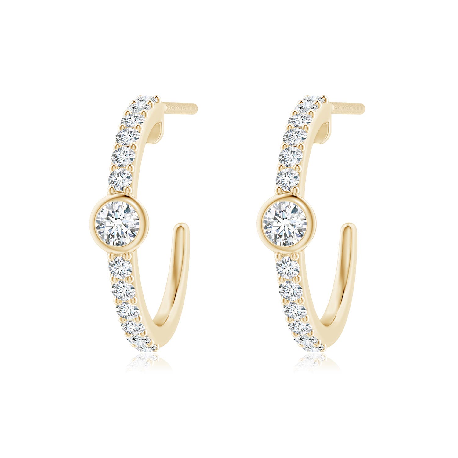 F-G, VS / 0.46 CT / 14 KT Yellow Gold