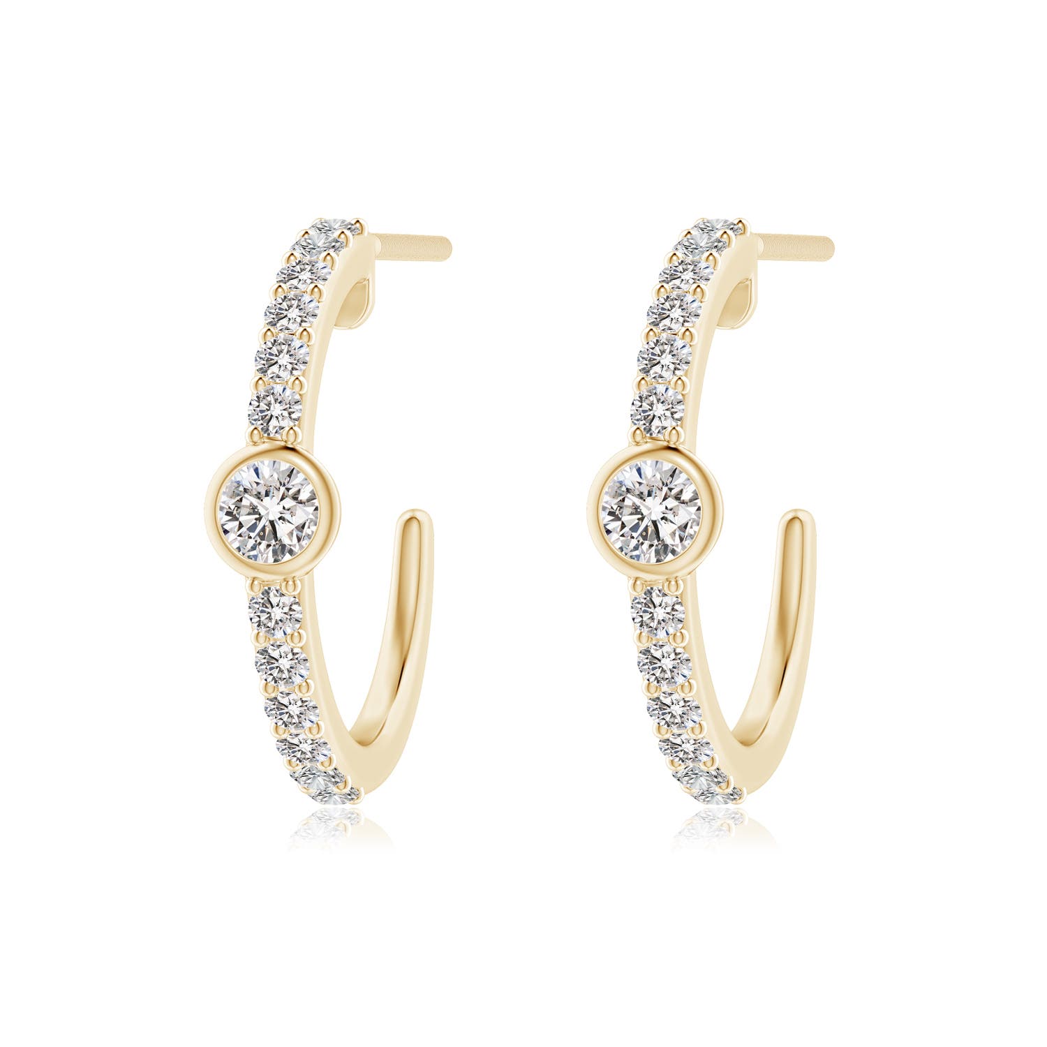 I-J, I1-I2 / 0.46 CT / 14 KT Yellow Gold