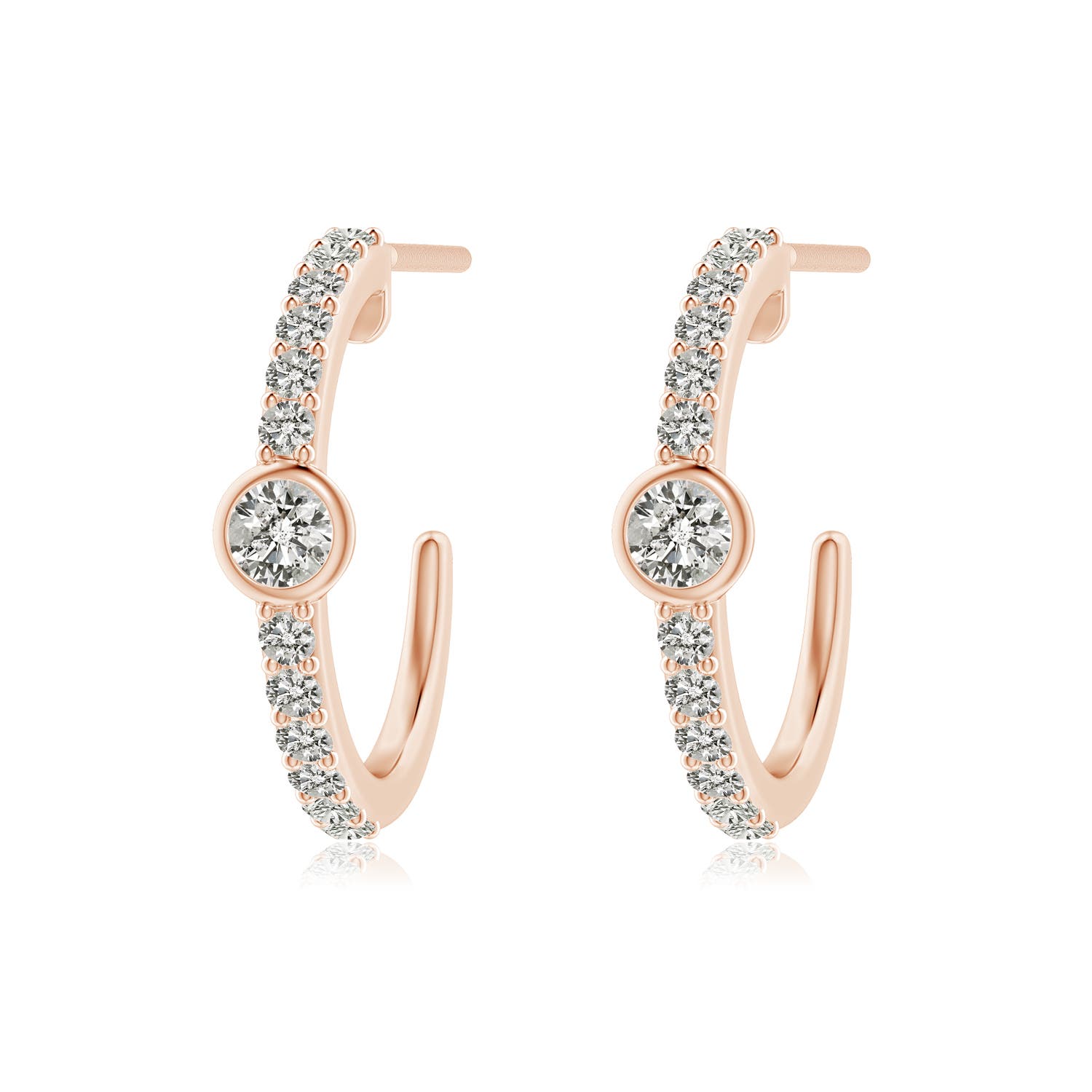 K, I3 / 0.46 CT / 14 KT Rose Gold