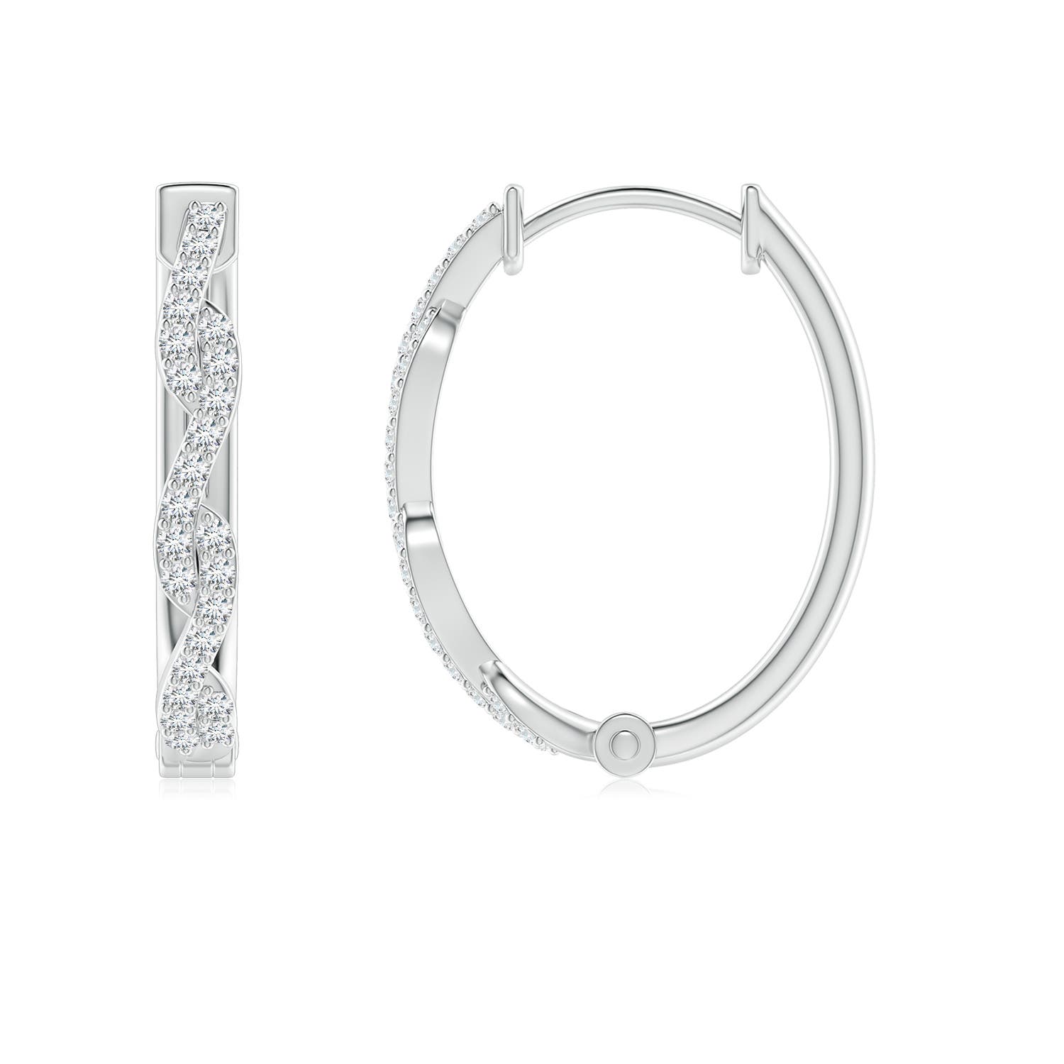 F-G, VS / 0.34 CT / 14 KT White Gold