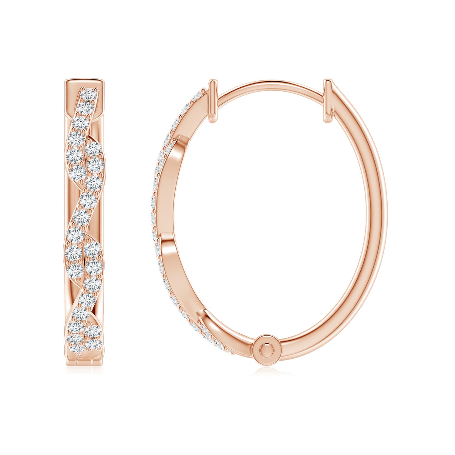 F-G, VS / 0.48 CT / 14 KT Rose Gold