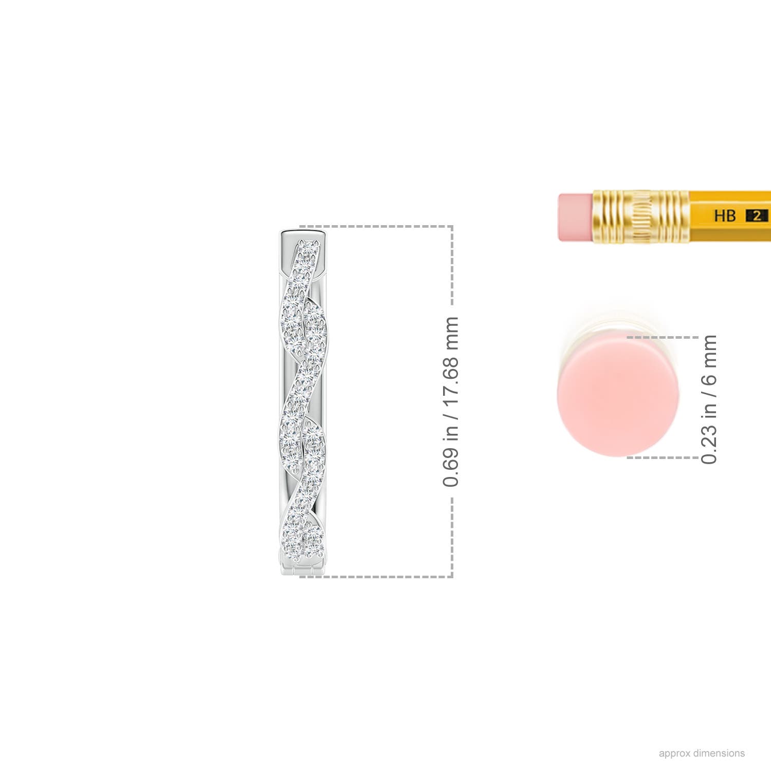 F-G, VS / 0.24 CT / 14 KT White Gold