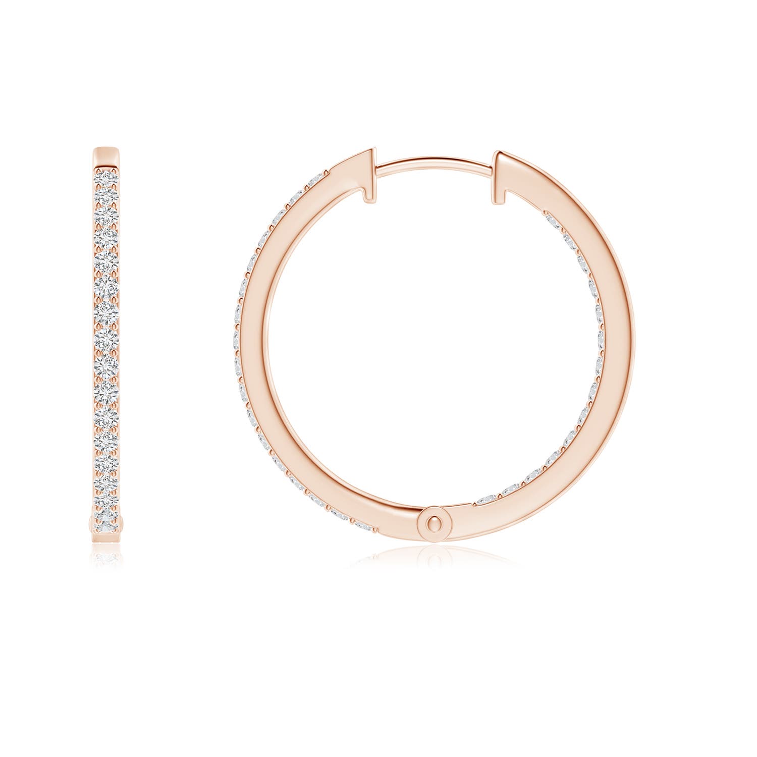 H, SI2 / 0.62 CT / 14 KT Rose Gold