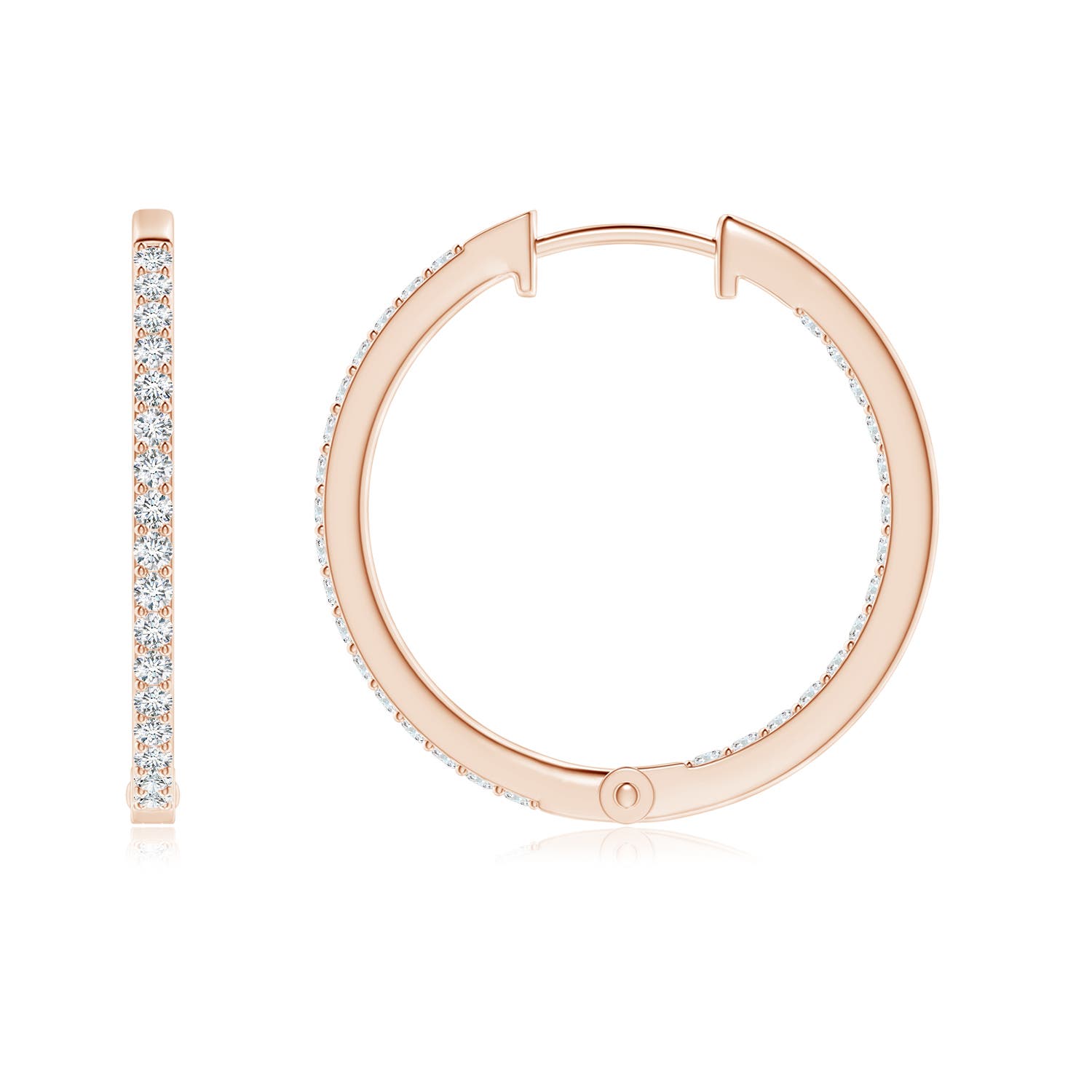 G, VS2 / 0.74 CT / 14 KT Rose Gold