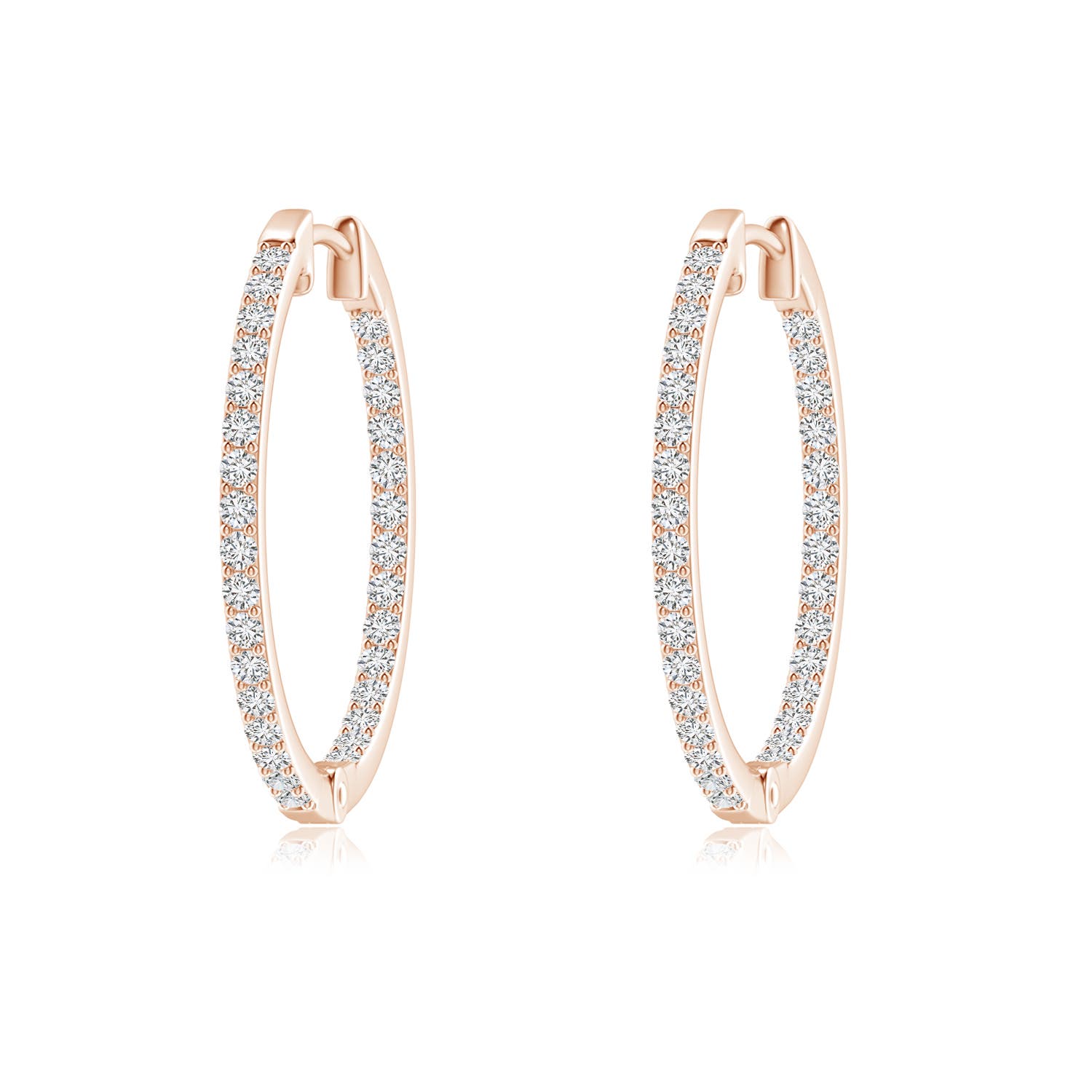 H, SI2 / 0.74 CT / 14 KT Rose Gold