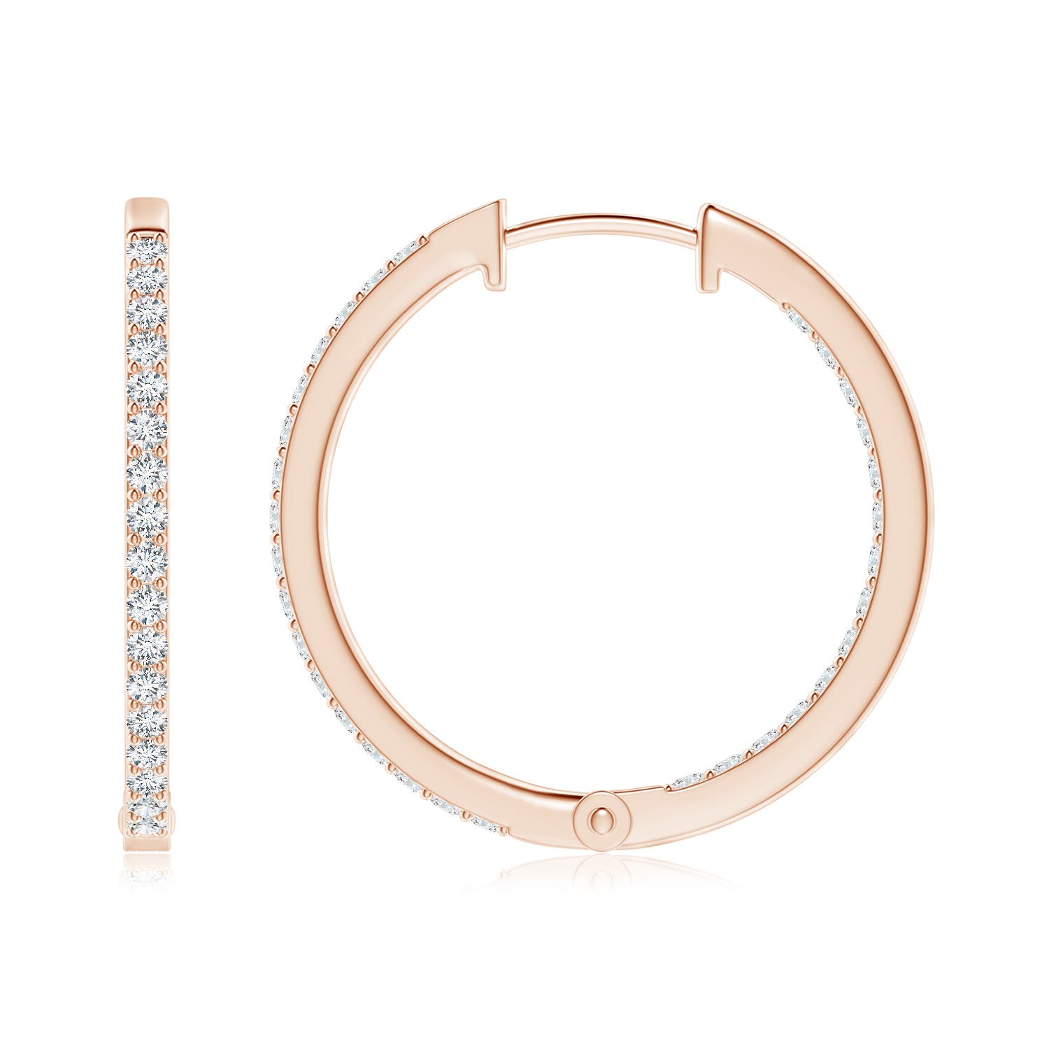 G, VS2 / 0.99 CT / 14 KT Rose Gold