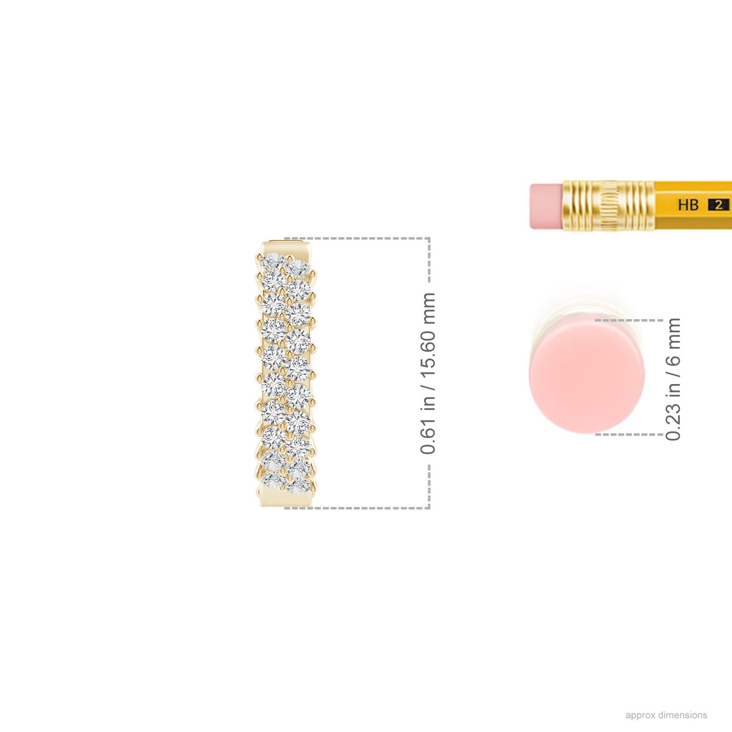 H, SI2 / 0.48 CT / 14 KT Yellow Gold