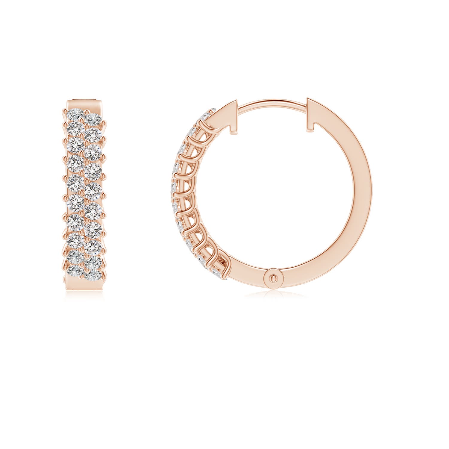 I-J, I1-I2 / 0.48 CT / 14 KT Rose Gold