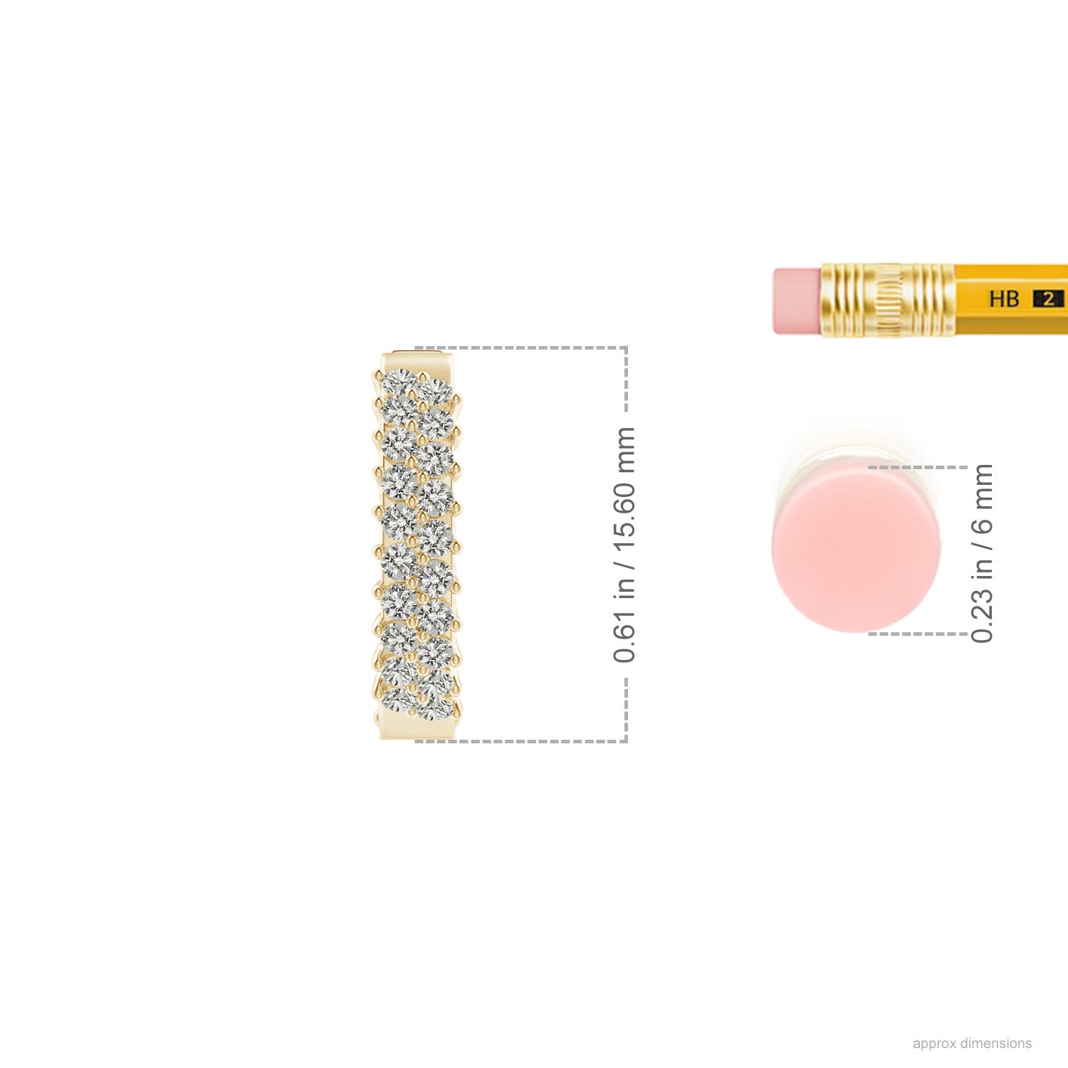 K, I3 / 0.48 CT / 14 KT Yellow Gold