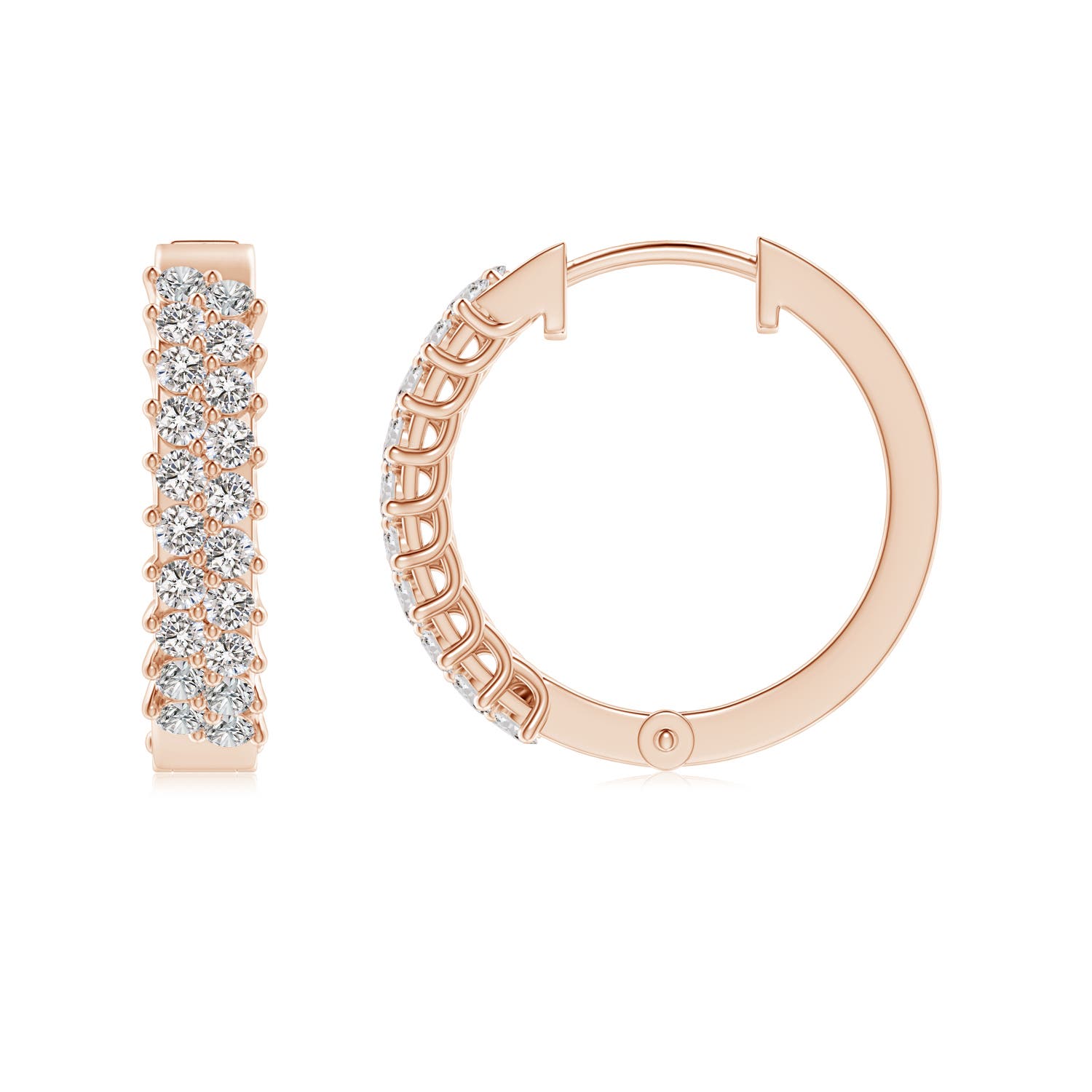 I-J, I1-I2 / 0.76 CT / 14 KT Rose Gold