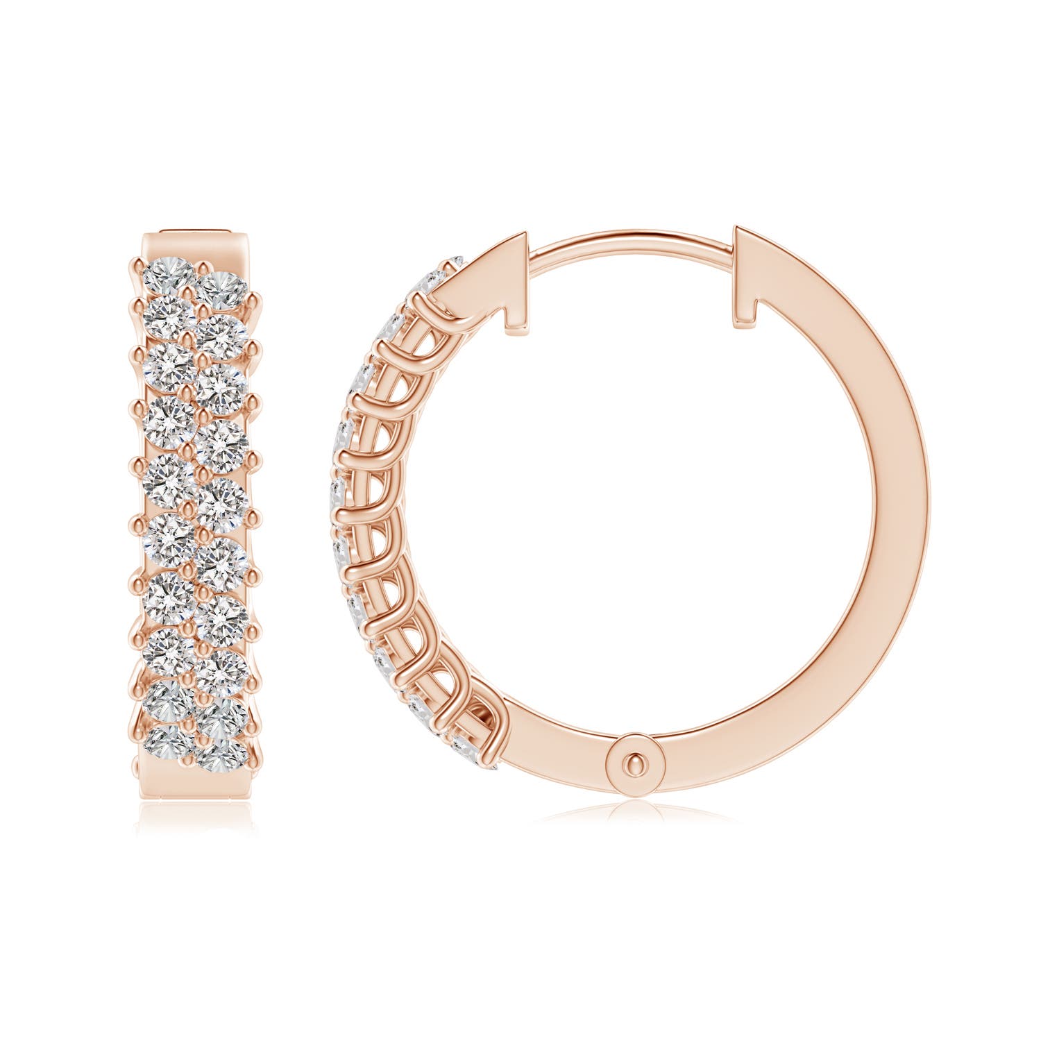 I-J, I1-I2 / 1 CT / 14 KT Rose Gold