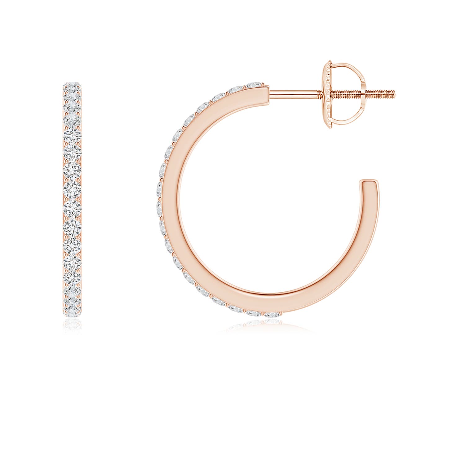 H, SI2 / 0.38 CT / 14 KT Rose Gold