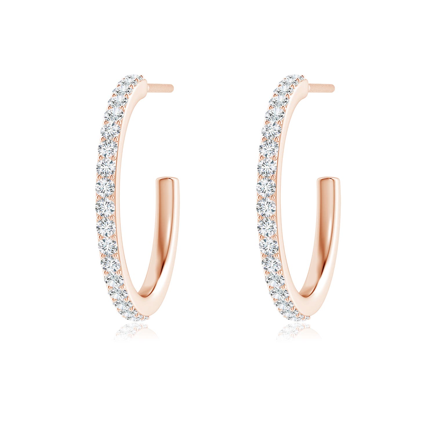 G, VS2 / 0.49 CT / 14 KT Rose Gold