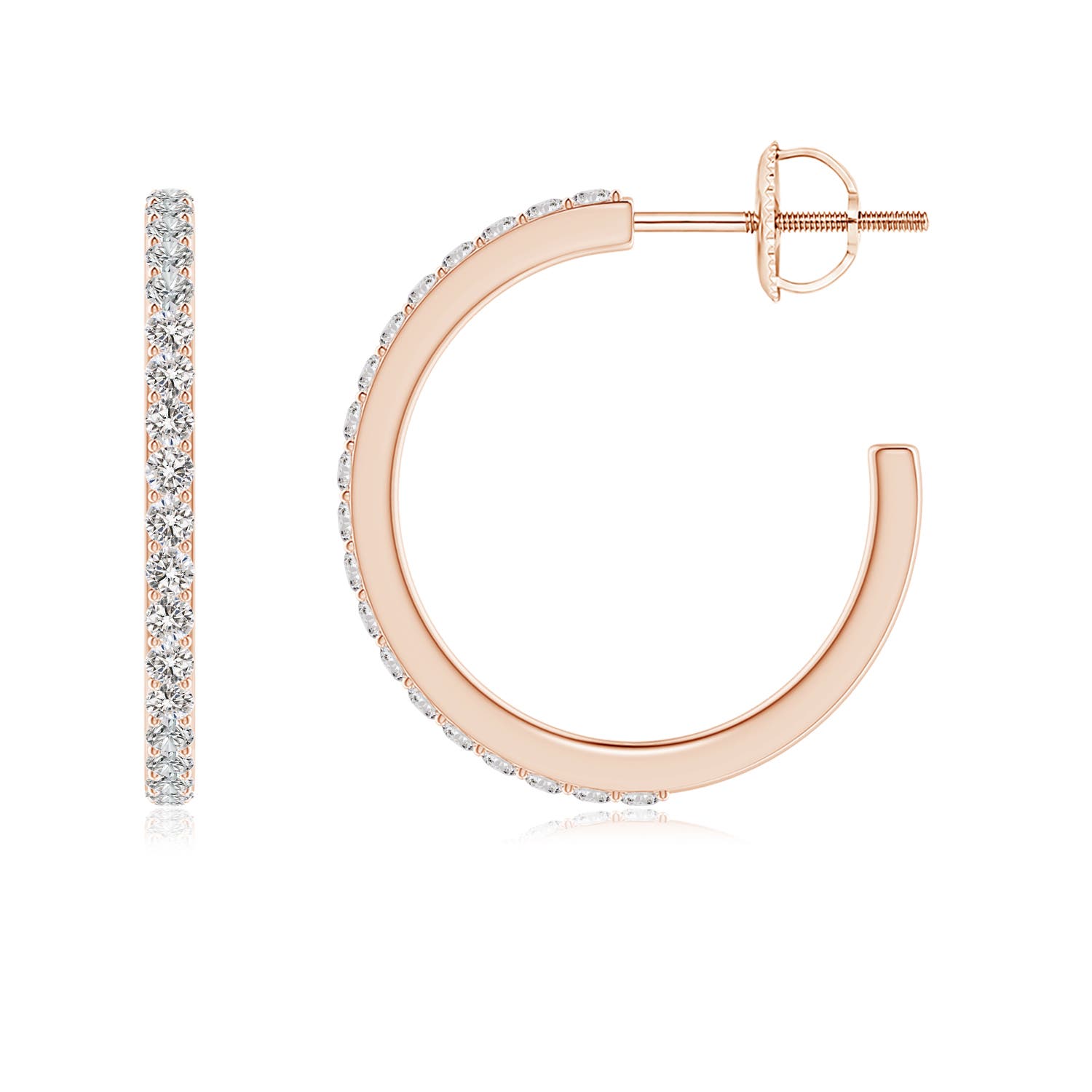 I-J, I1-I2 / 0.49 CT / 14 KT Rose Gold