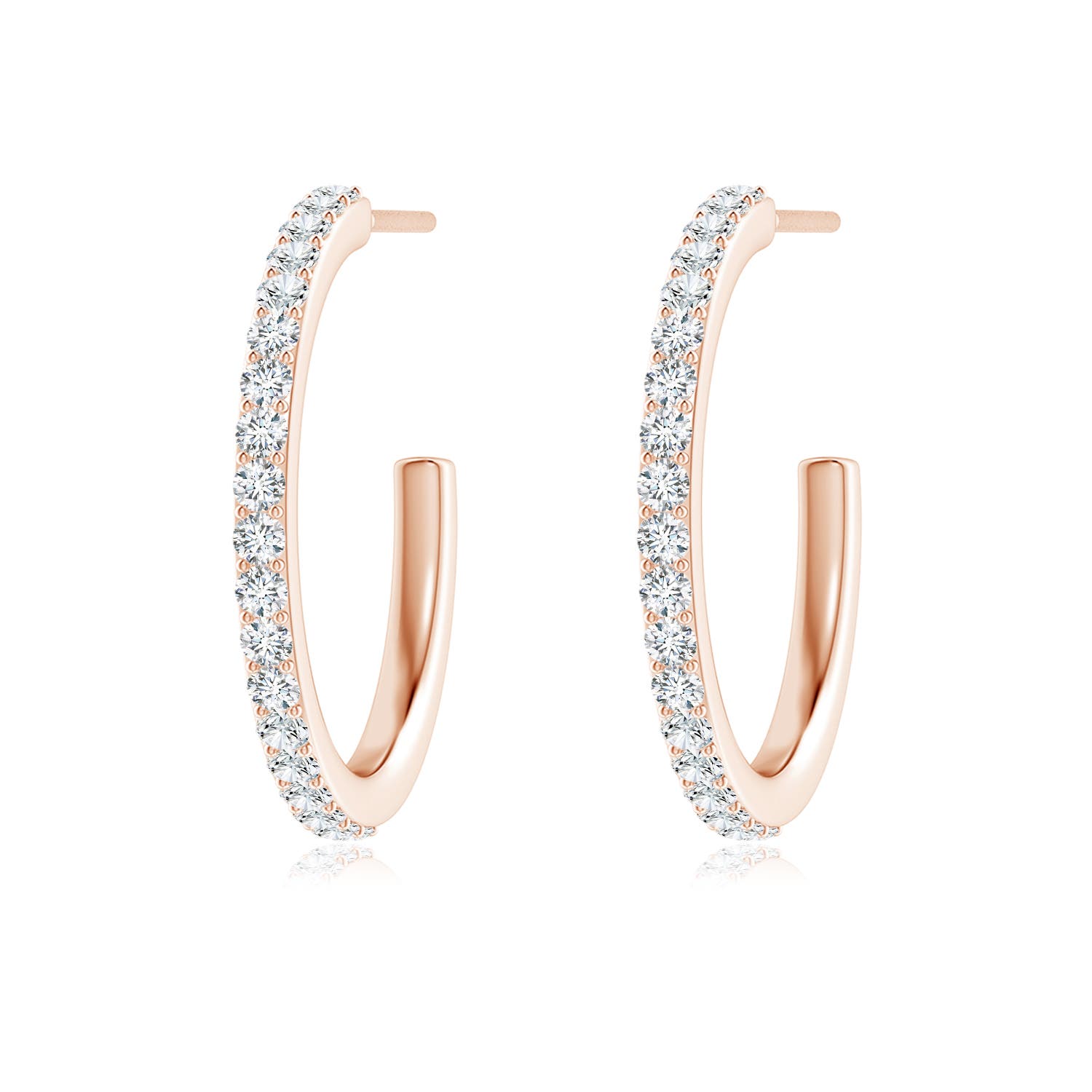 G, VS2 / 0.61 CT / 14 KT Rose Gold