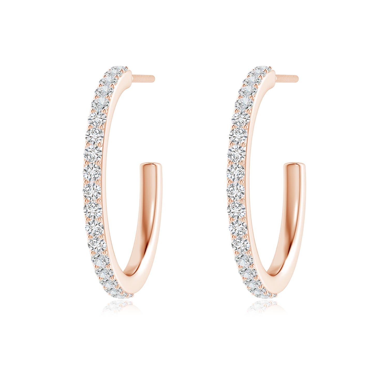 H, SI2 / 0.61 CT / 14 KT Rose Gold