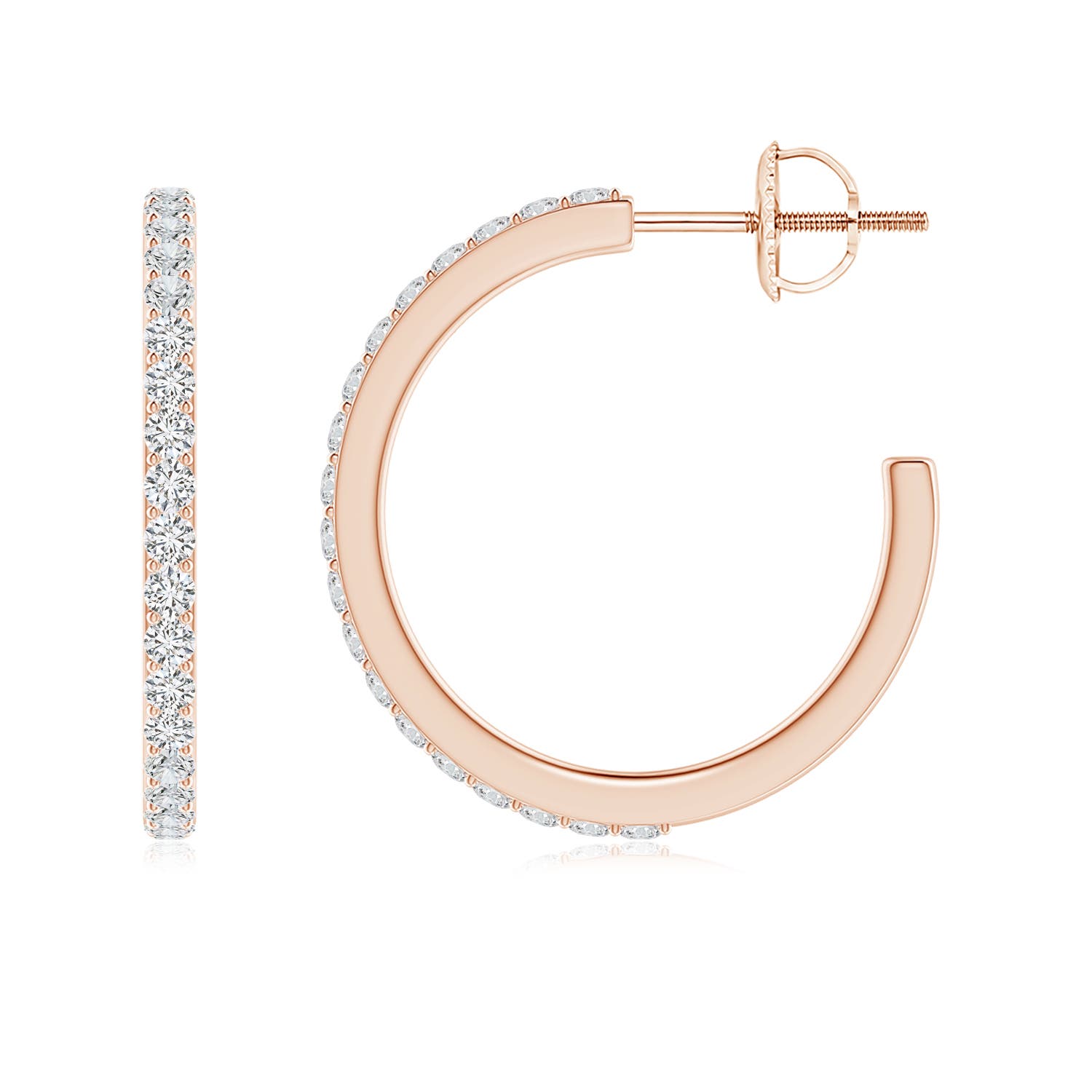 H, SI2 / 0.61 CT / 14 KT Rose Gold