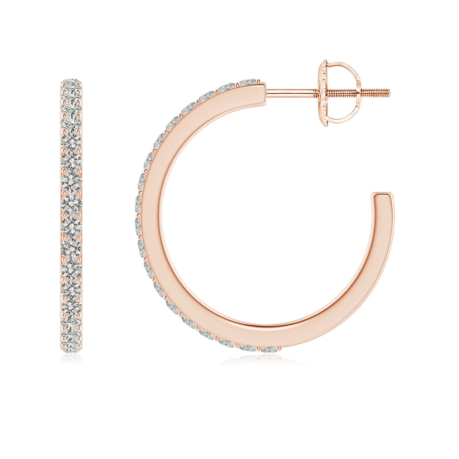 K, I3 / 0.61 CT / 14 KT Rose Gold